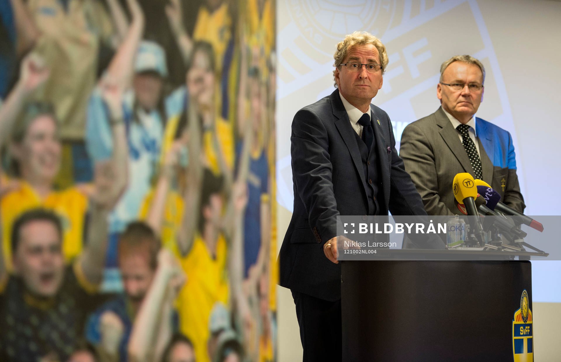 Erik Hamrén, förbundskapten Sverige presenterar VM