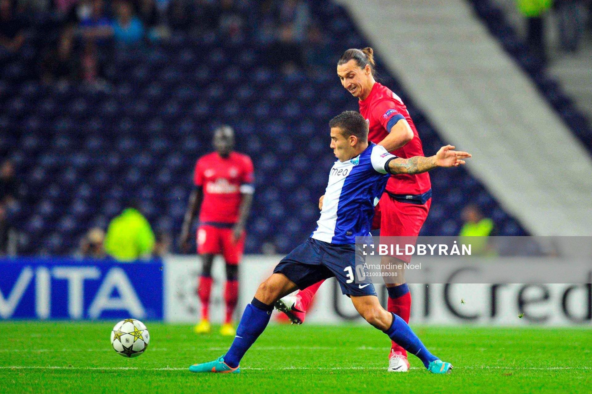 Nicolas Otamendi, Porto och Zlatan IBRAHIMOVIC, PSG