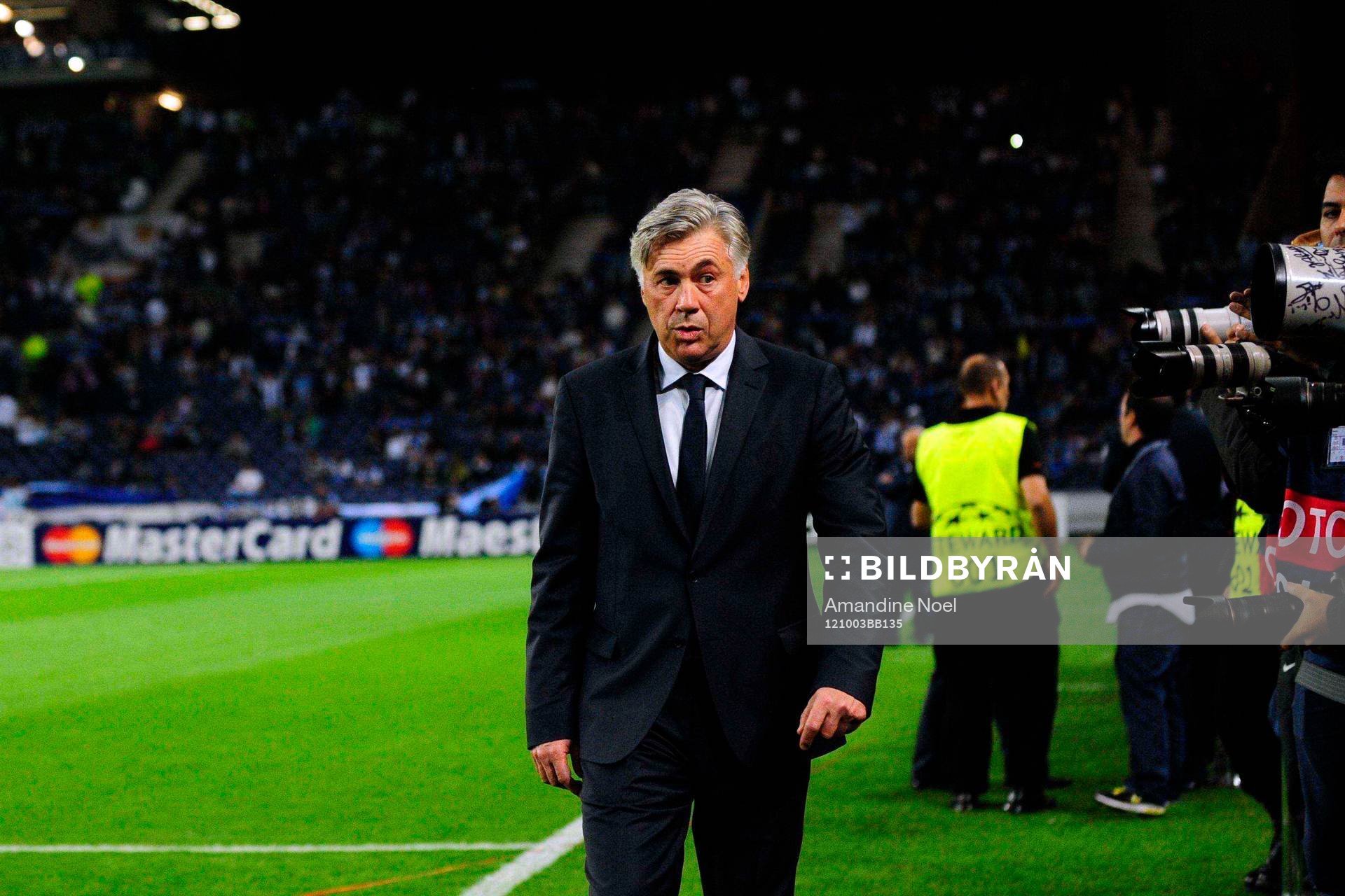 Carlo Ancelotti, tränare PSG