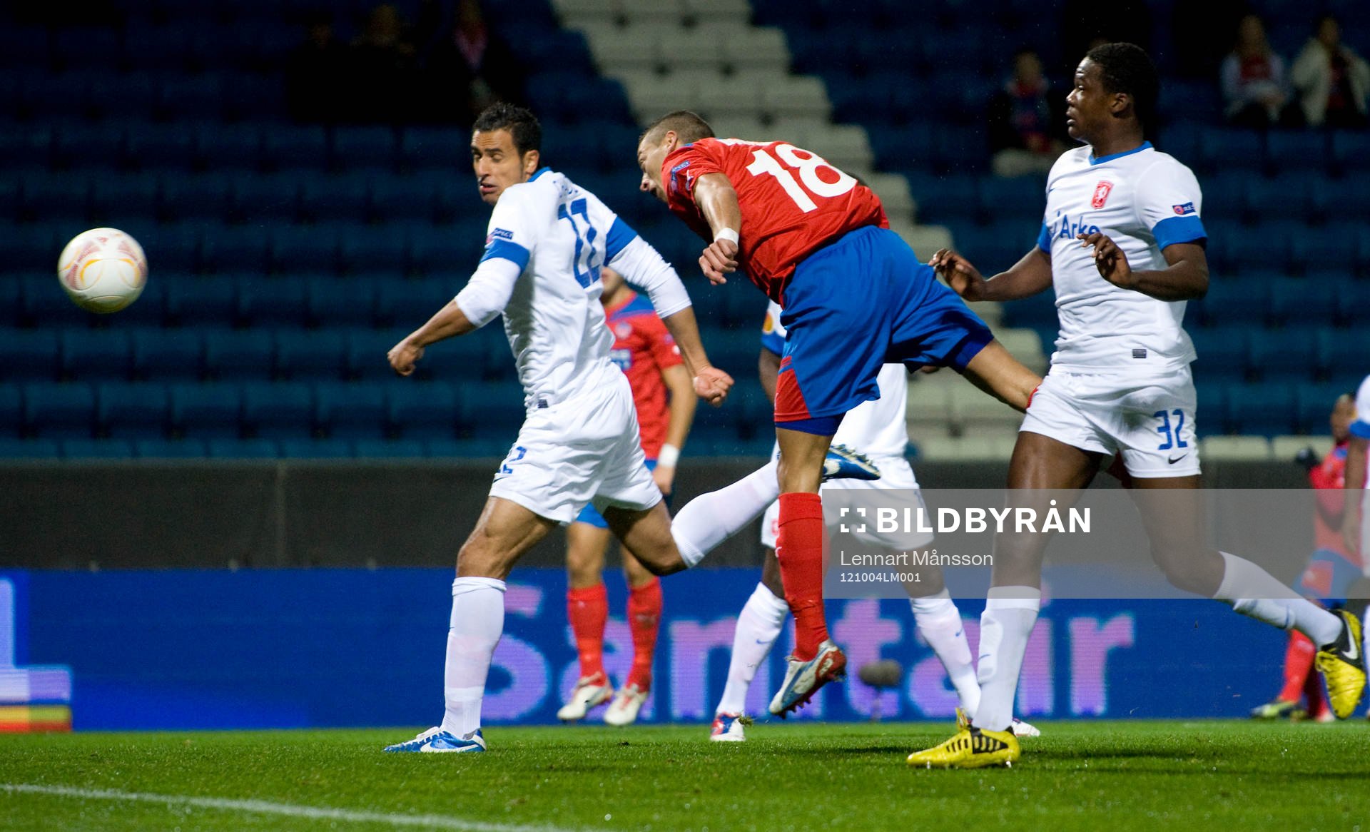 Fotboll, Europa League, Helsingborg - Twente: 1-0 Nikola Djurdjic, Helsingborg, nick