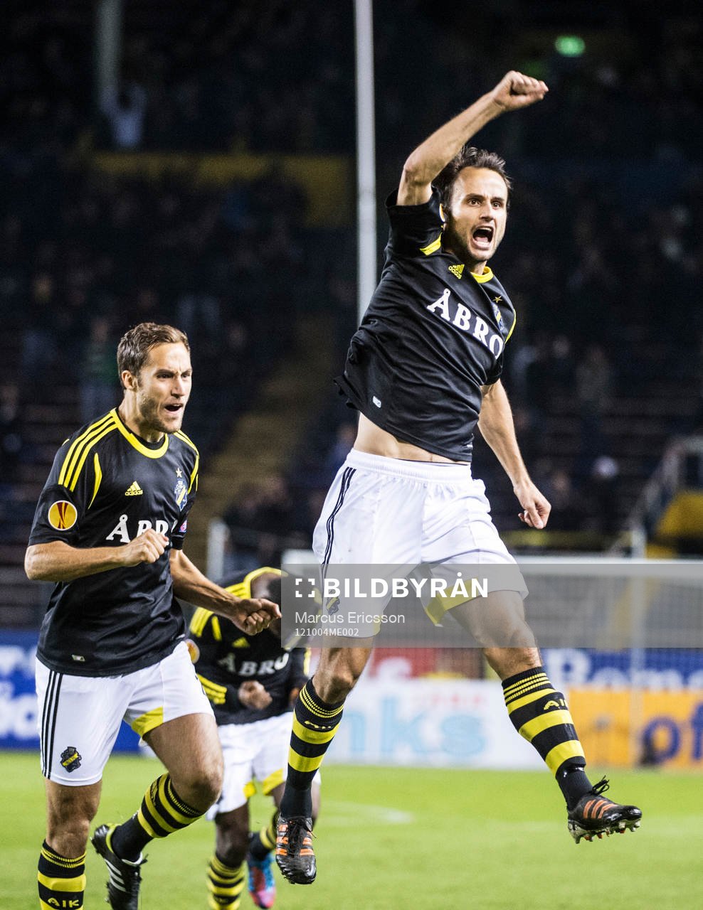 Helgi Danielsson, AIK, jubel