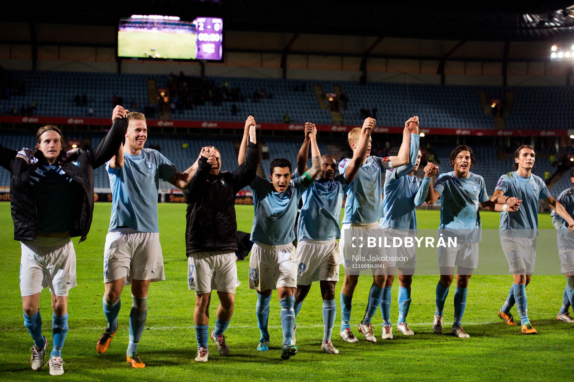 Erik Friberg, Pontus Jansson, Daniel Larsson, Jiloan Hamad,