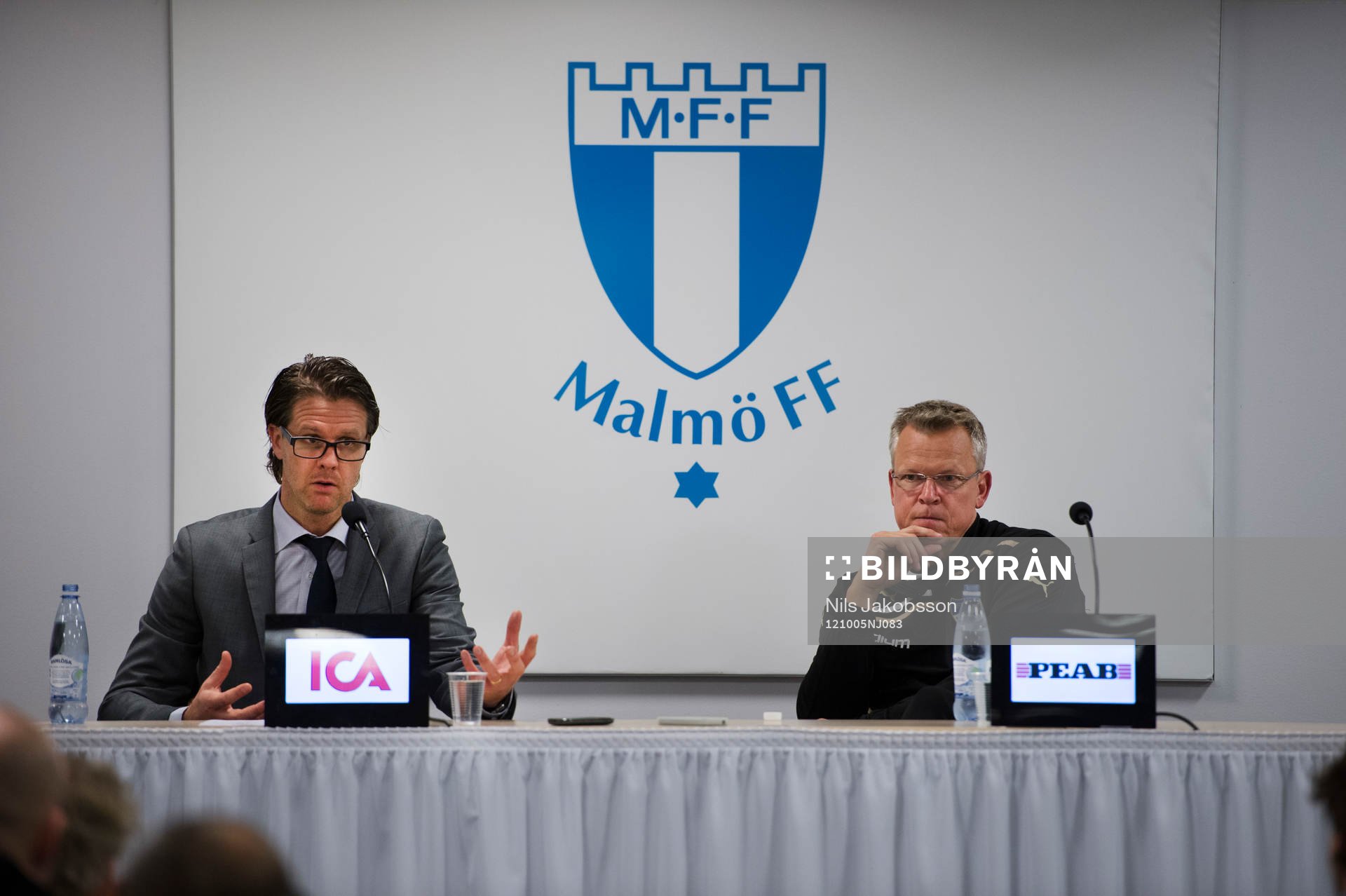 Rikard Norling, tränare Malmö FF, Jan Andersson, tränare