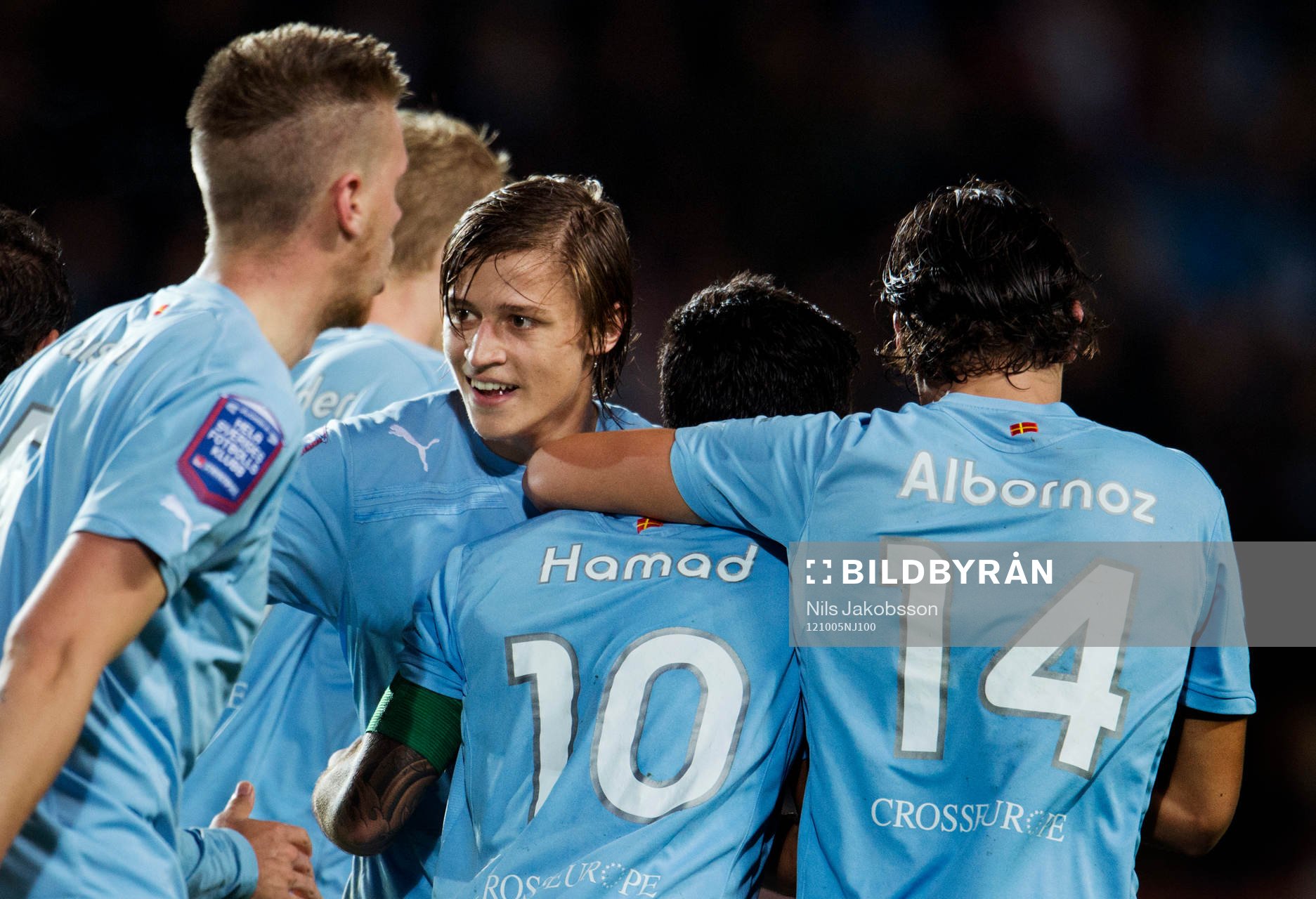 Pontus Jansson, Simon Thern, Jiloan Hamad, Miiko Albornoz,