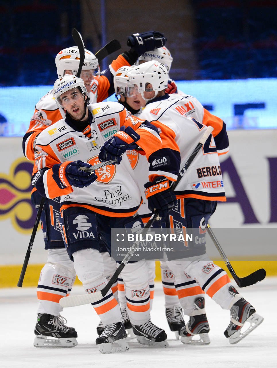 Växjö. Brad Moran, Växjö jublar