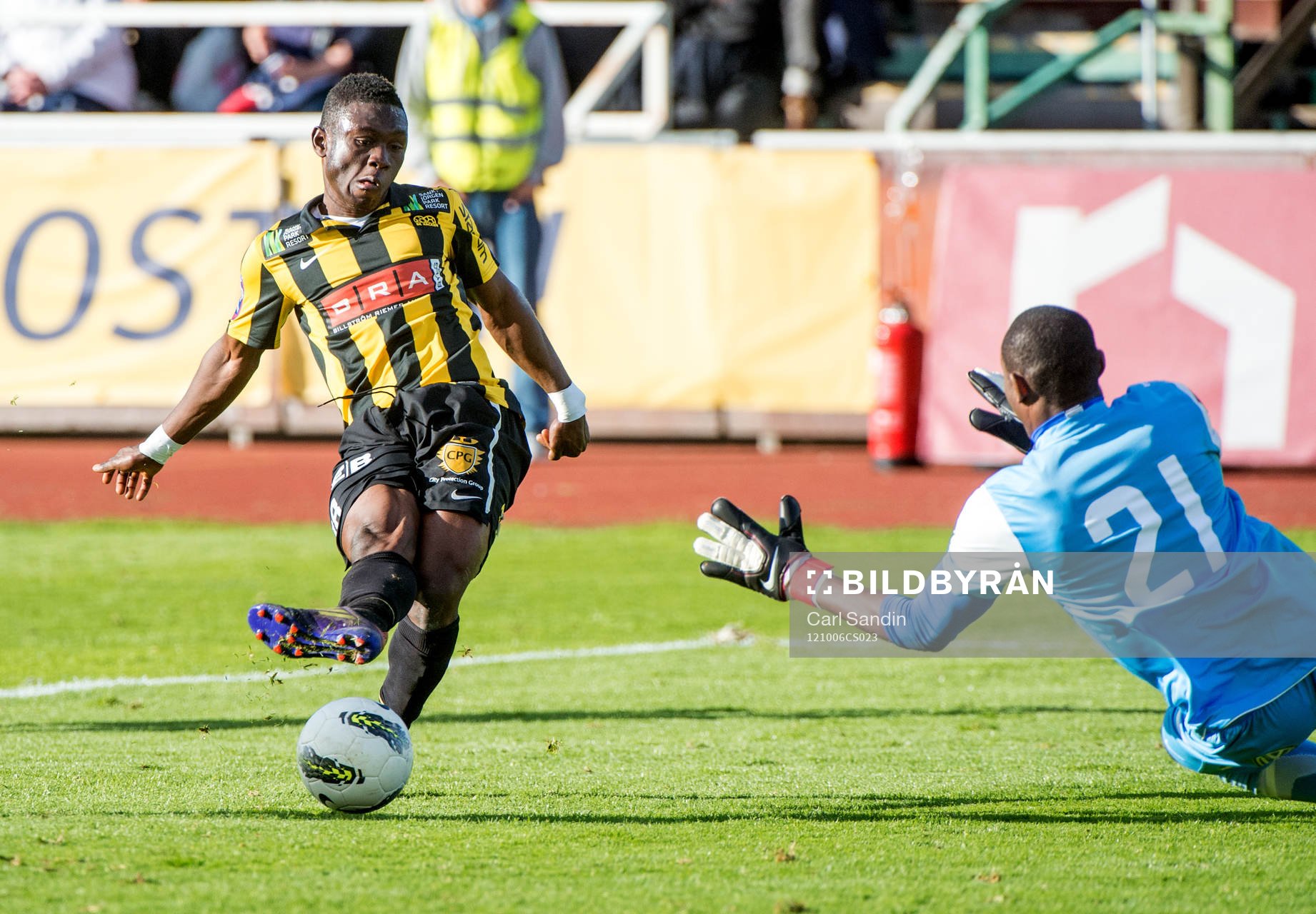 Waris Majeed, Häcken, gör 5-0