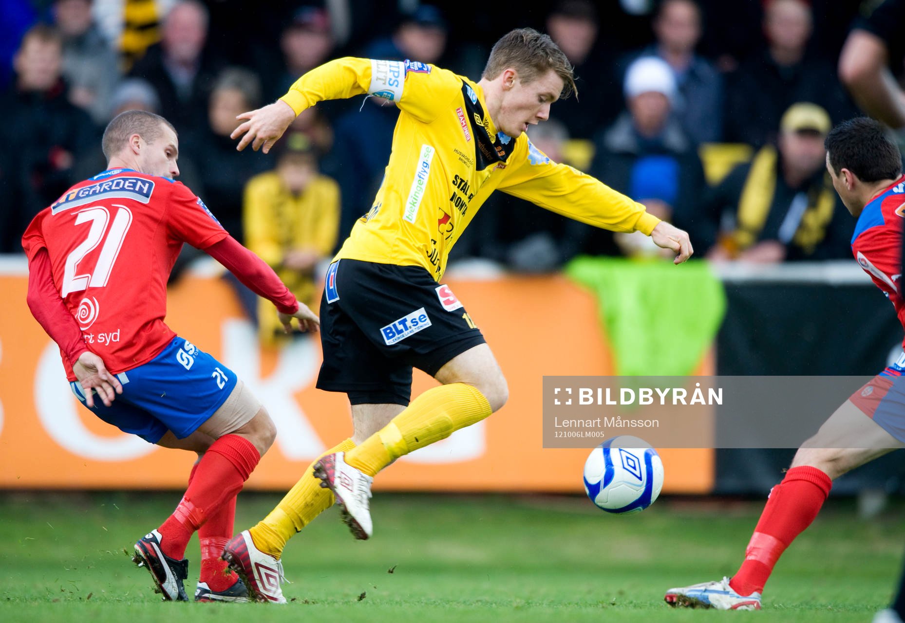 Viktor Agardius, Mjällby och Christoffer Andersson,