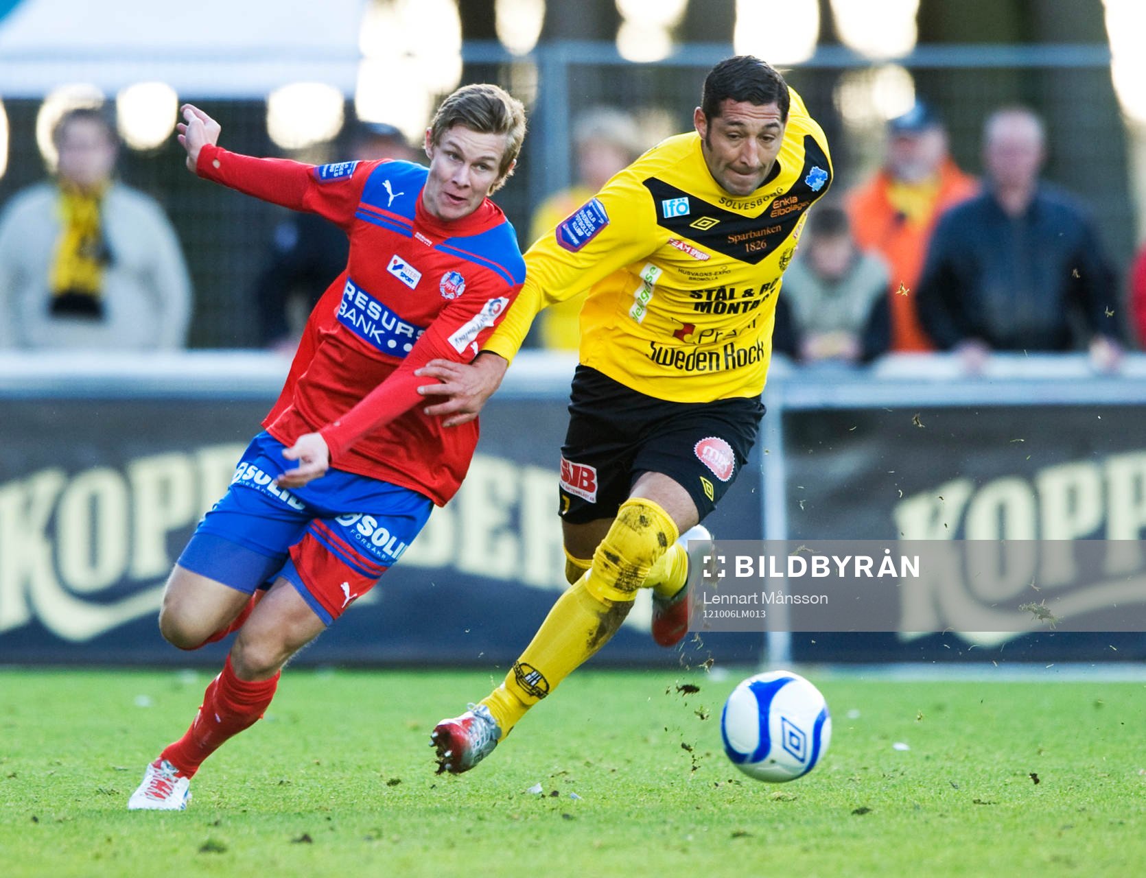 Juan Robledo, Mjällby och Emil Krafth, Helsingborg