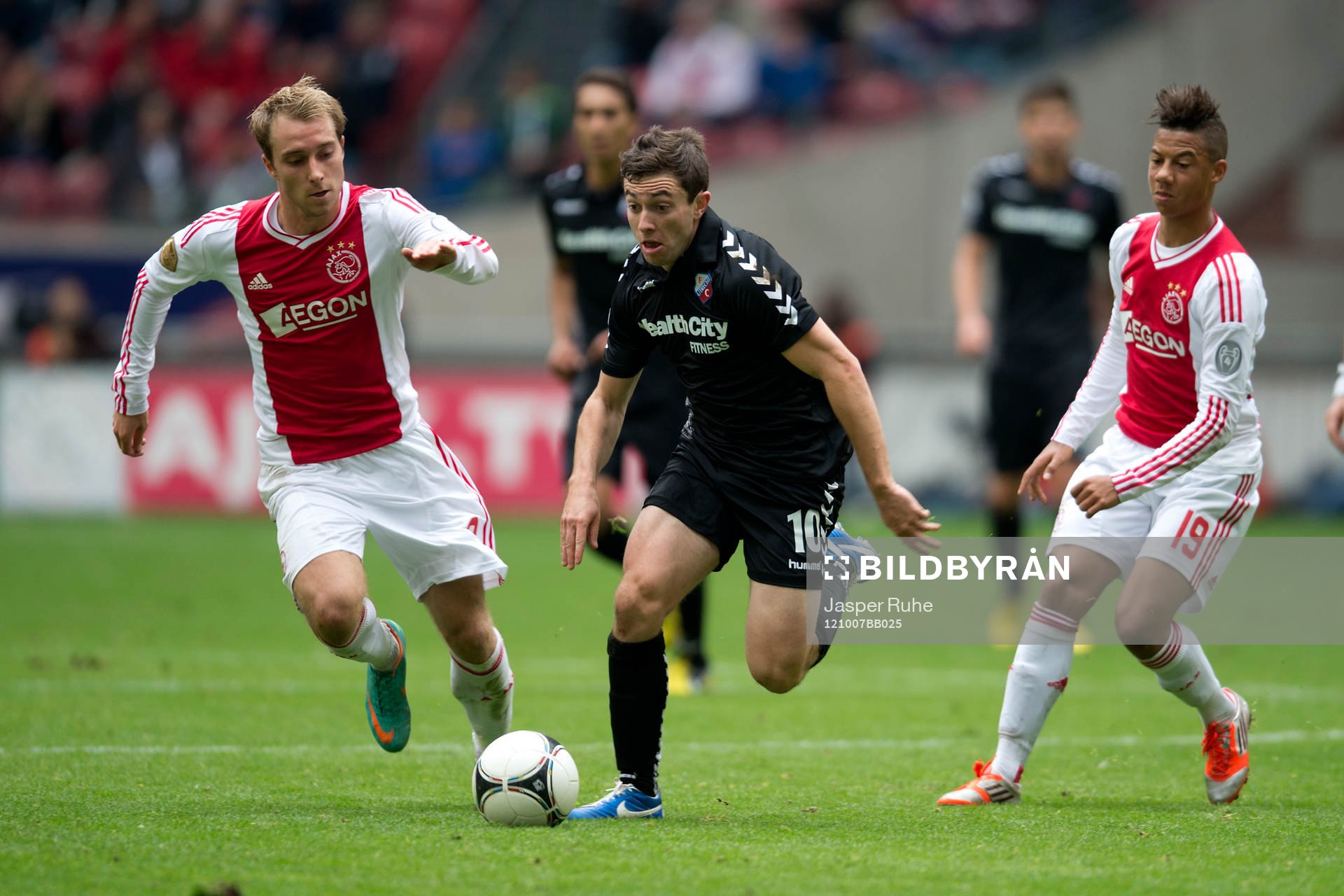 Christian Eriksen och Tobias Sana, Ajax och Tommy Oar,