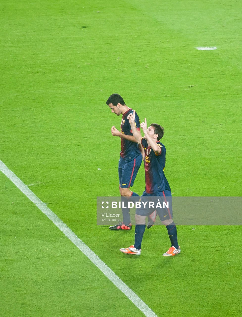 Lionel Messi, Barcelona jubel