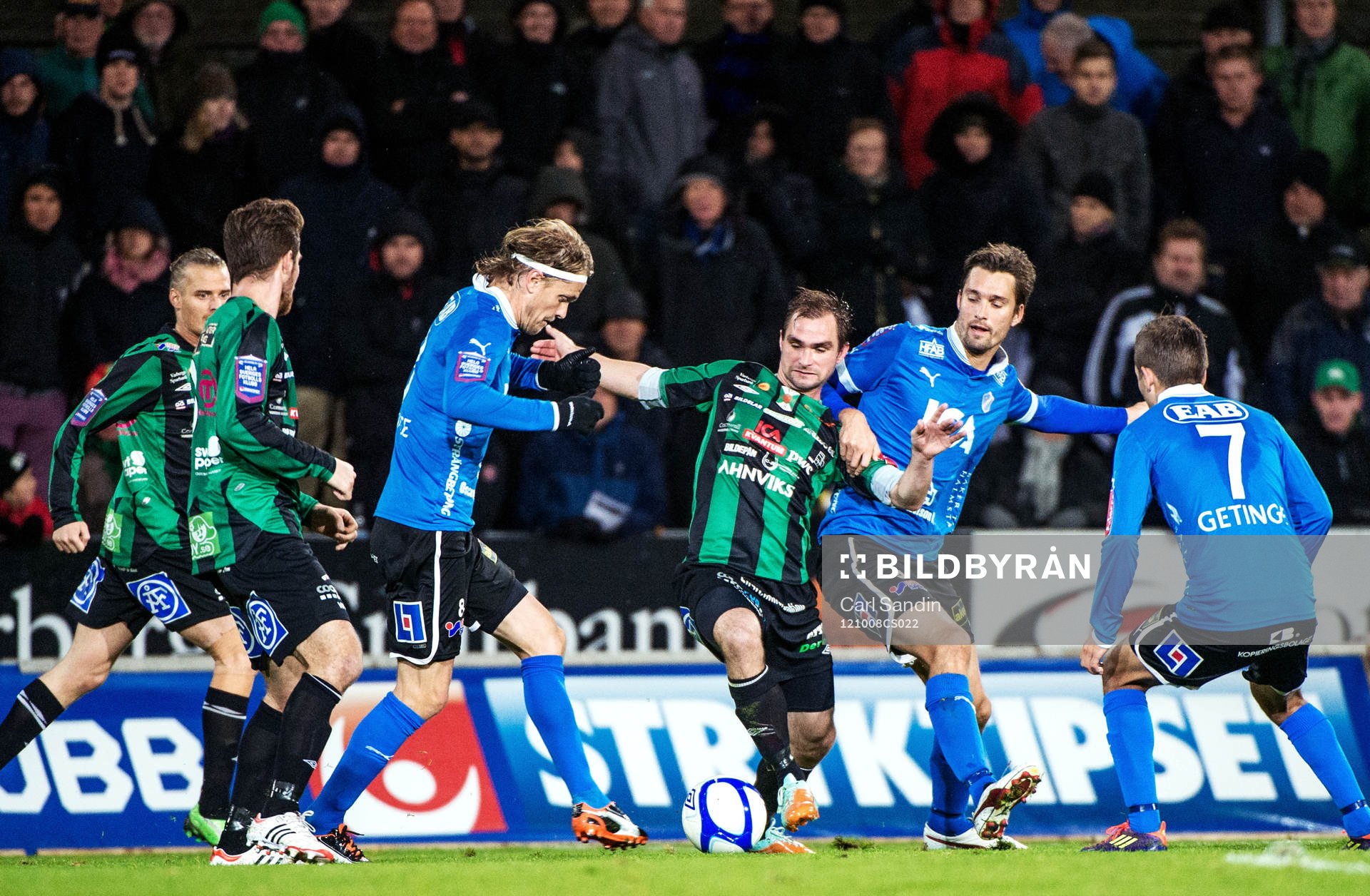 närkamp mellan Patrik Larsson, Varberg, Kristoffer