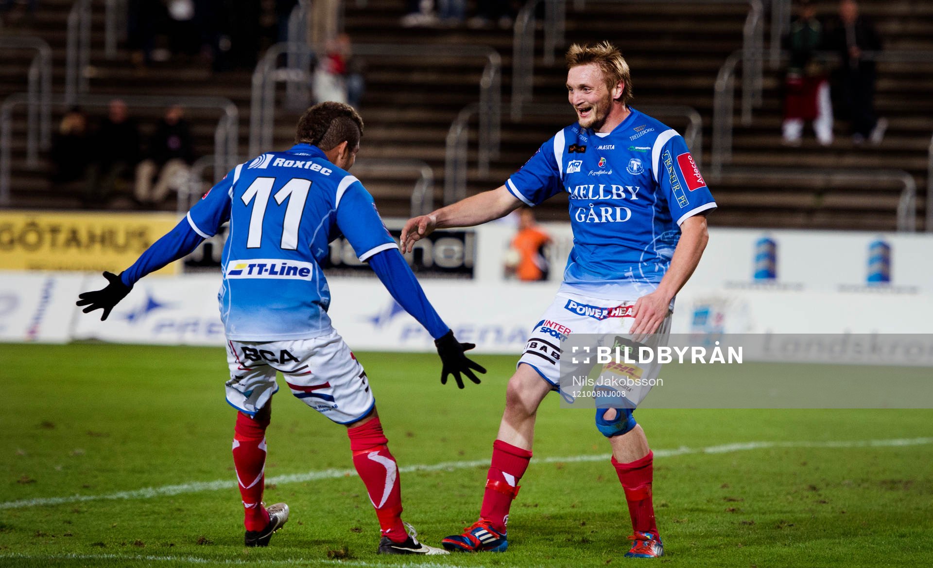 Thiago Pinto Borges, Fredrik Jensen, Trelleborg jublar
