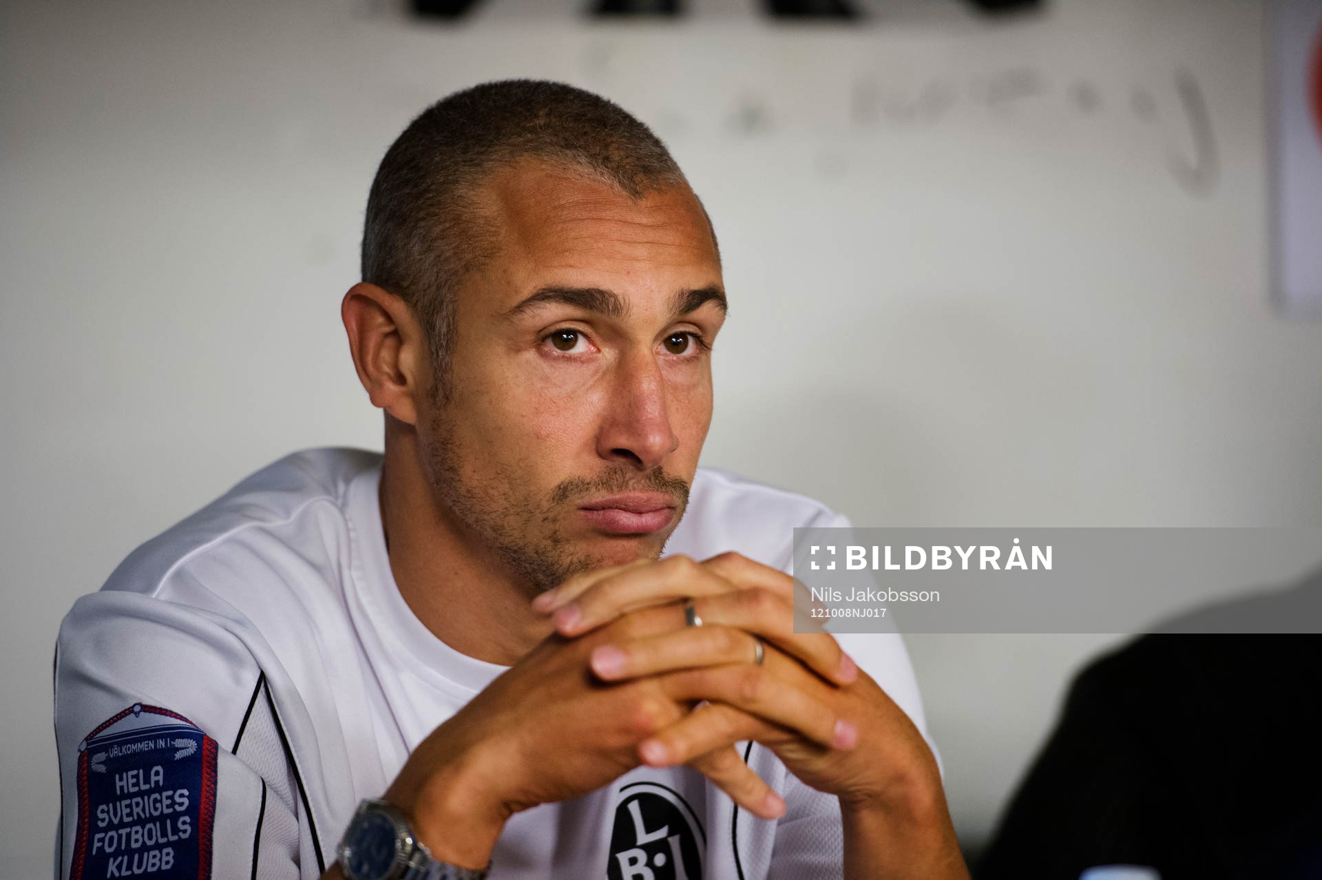 en deppande Henrik Larsson, tränare Landskrona
