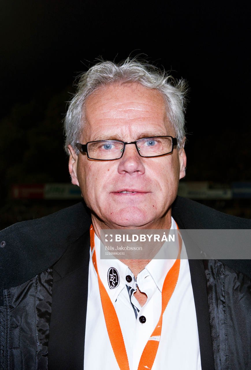 Fotboll, superettan, Landskrona - Trelleborg: Mats Aronsson, sportchef Landskrona. 