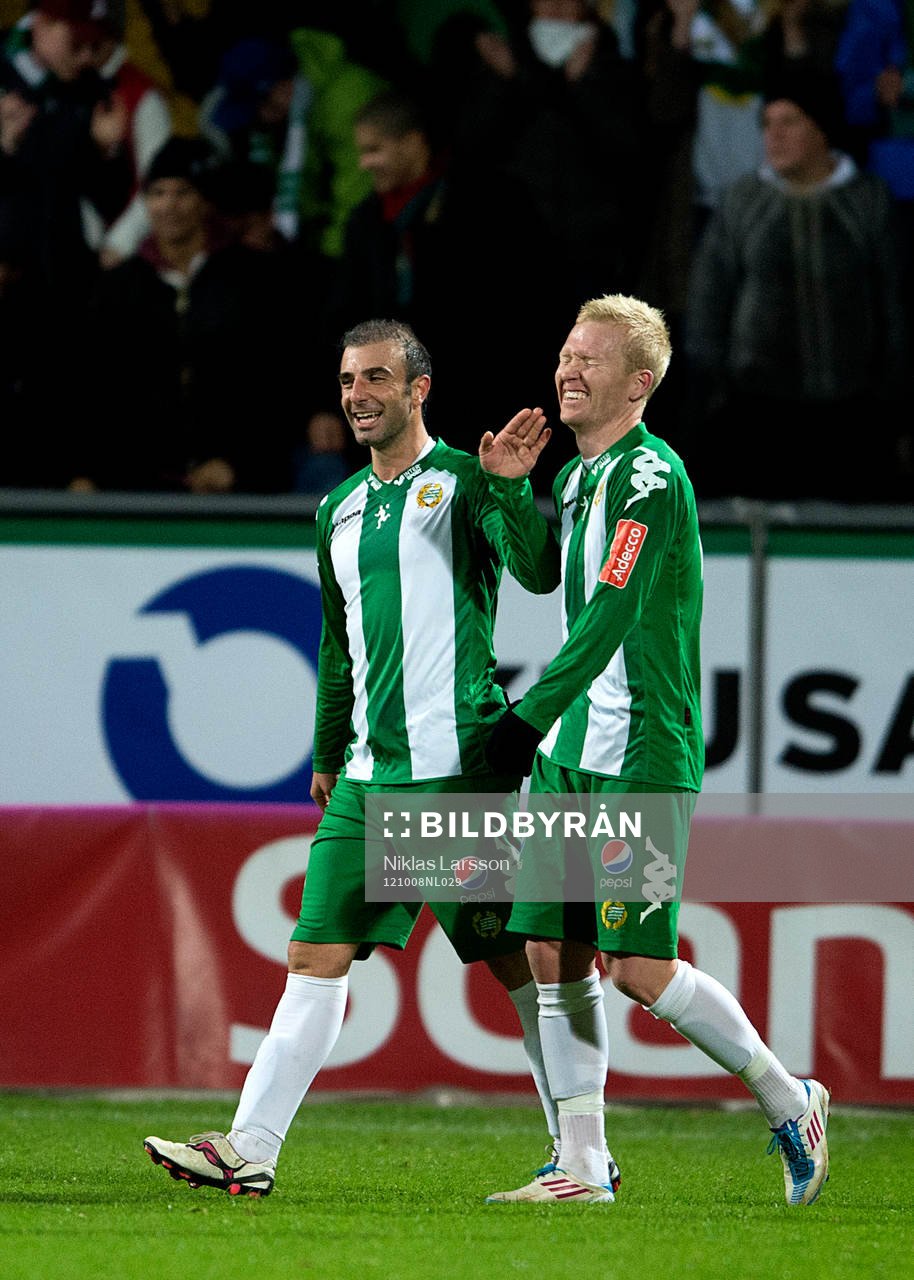 Målskyttarna Kennedy Bakircioglu och Mattias Adelstam,