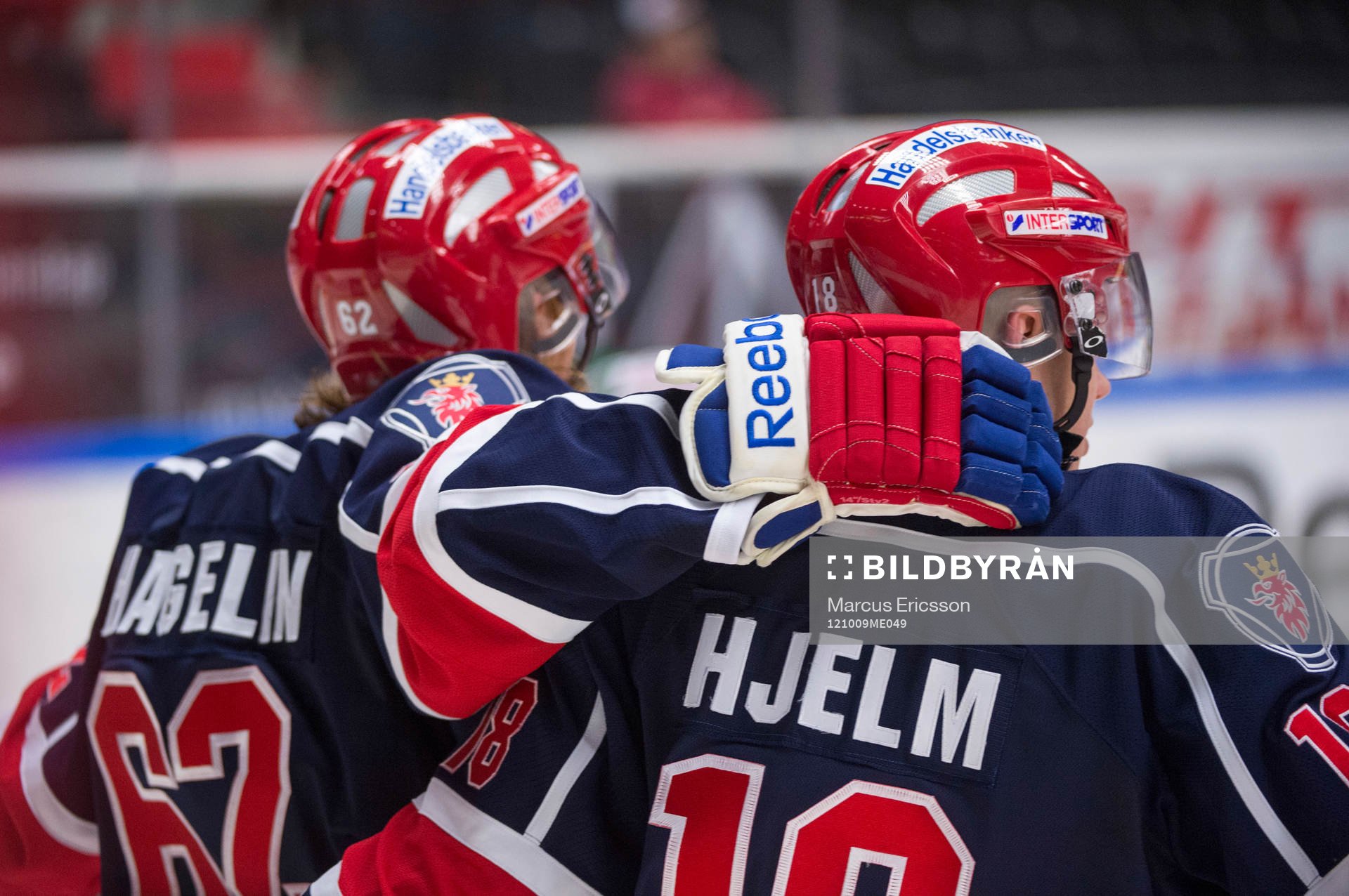 Jubel Södertälje. Carl Hagelin och Andreas Hjelm