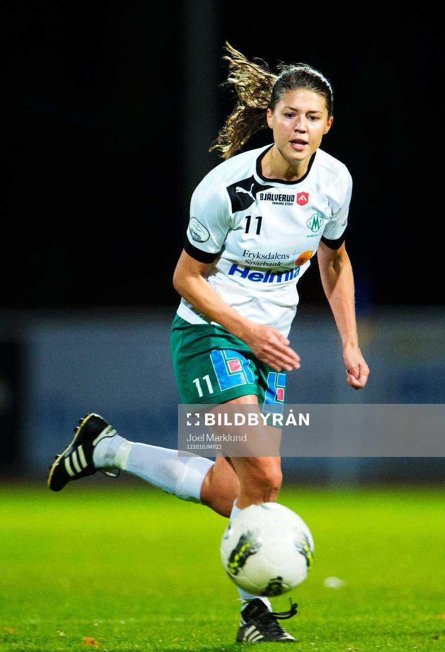 Fotboll, kval till Damallsvenskan, Sirius - Mallbacken: Linda Wallin, Mallbacken.