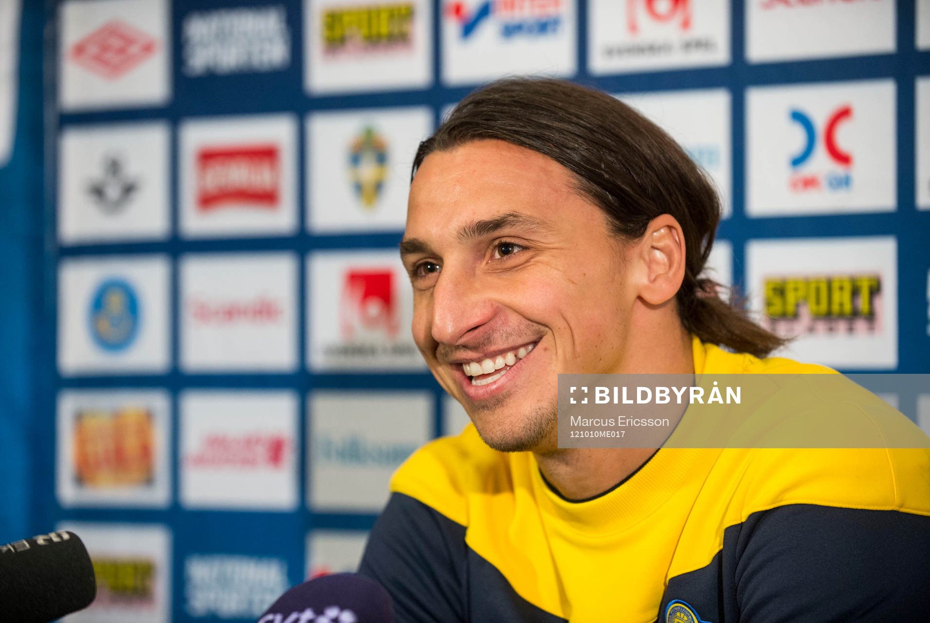 Presskonferens med Zlatan Ibrahimovic