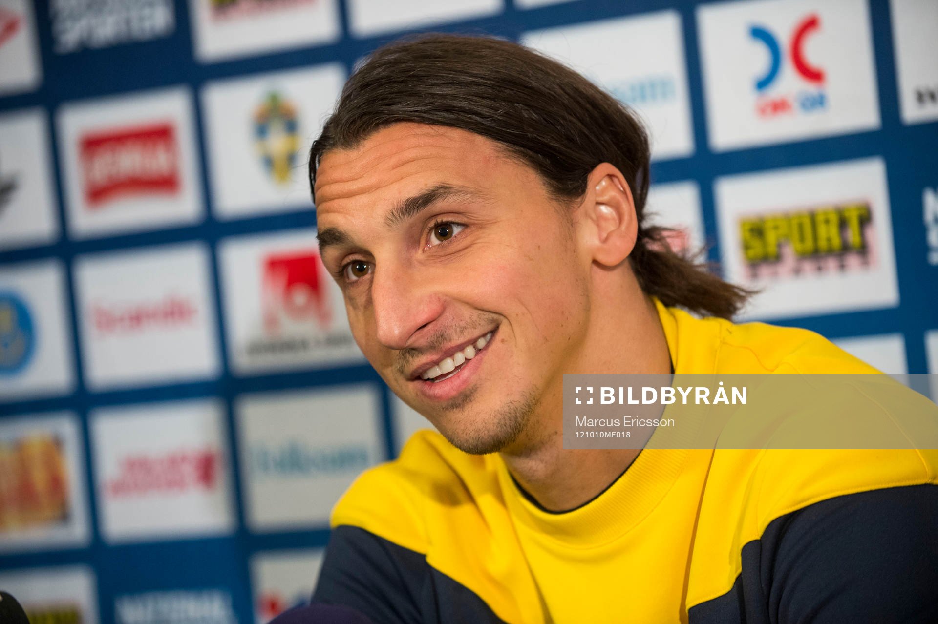 Presskonferens med Zlatan Ibrahimovic