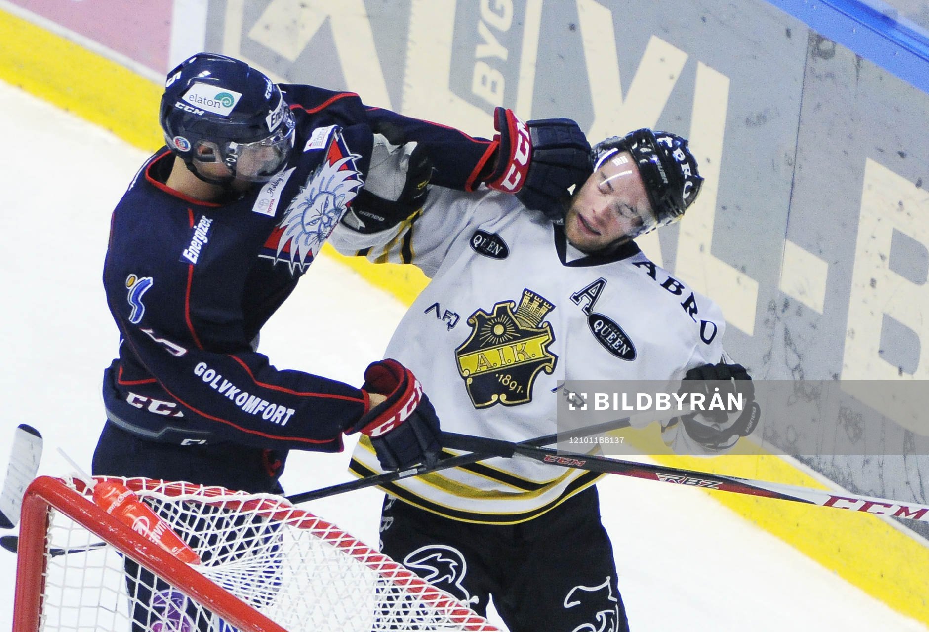 Mattias Bäckman, Linköping och Christian Sandberg, AIK
