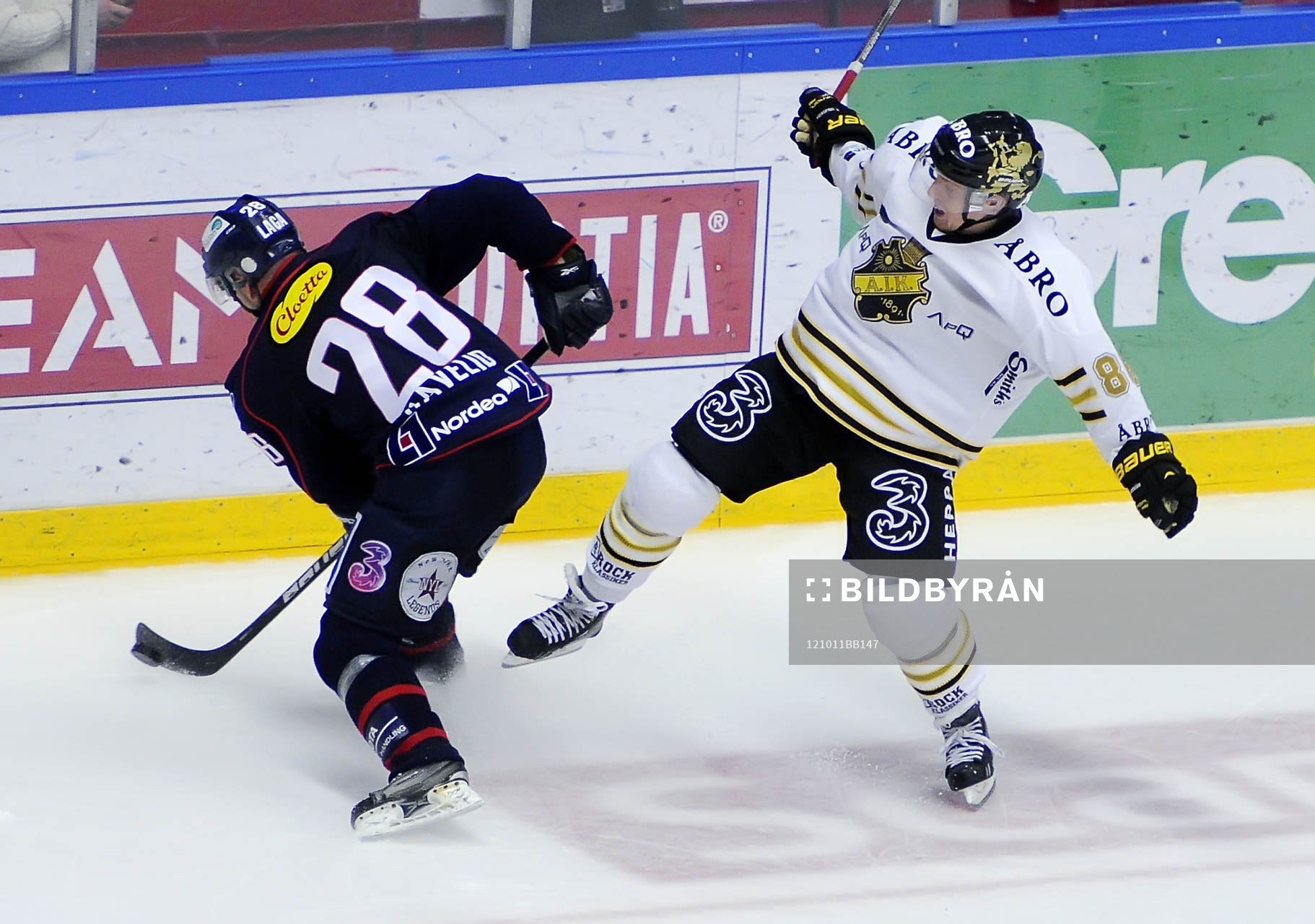 Oscar Ahlström, AIK och Niclas Hävelid, Linköping