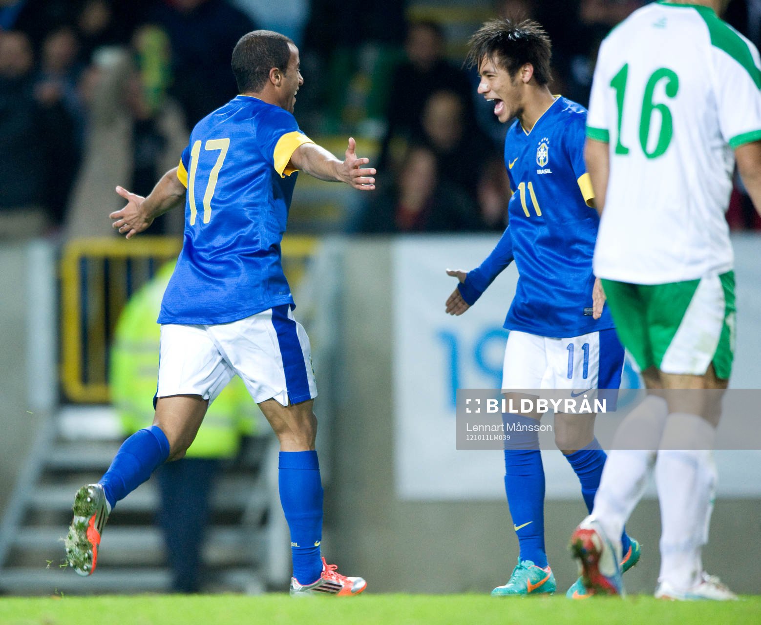 6-0, Lucas, Brasilien, grattas av Neymar som assisterade