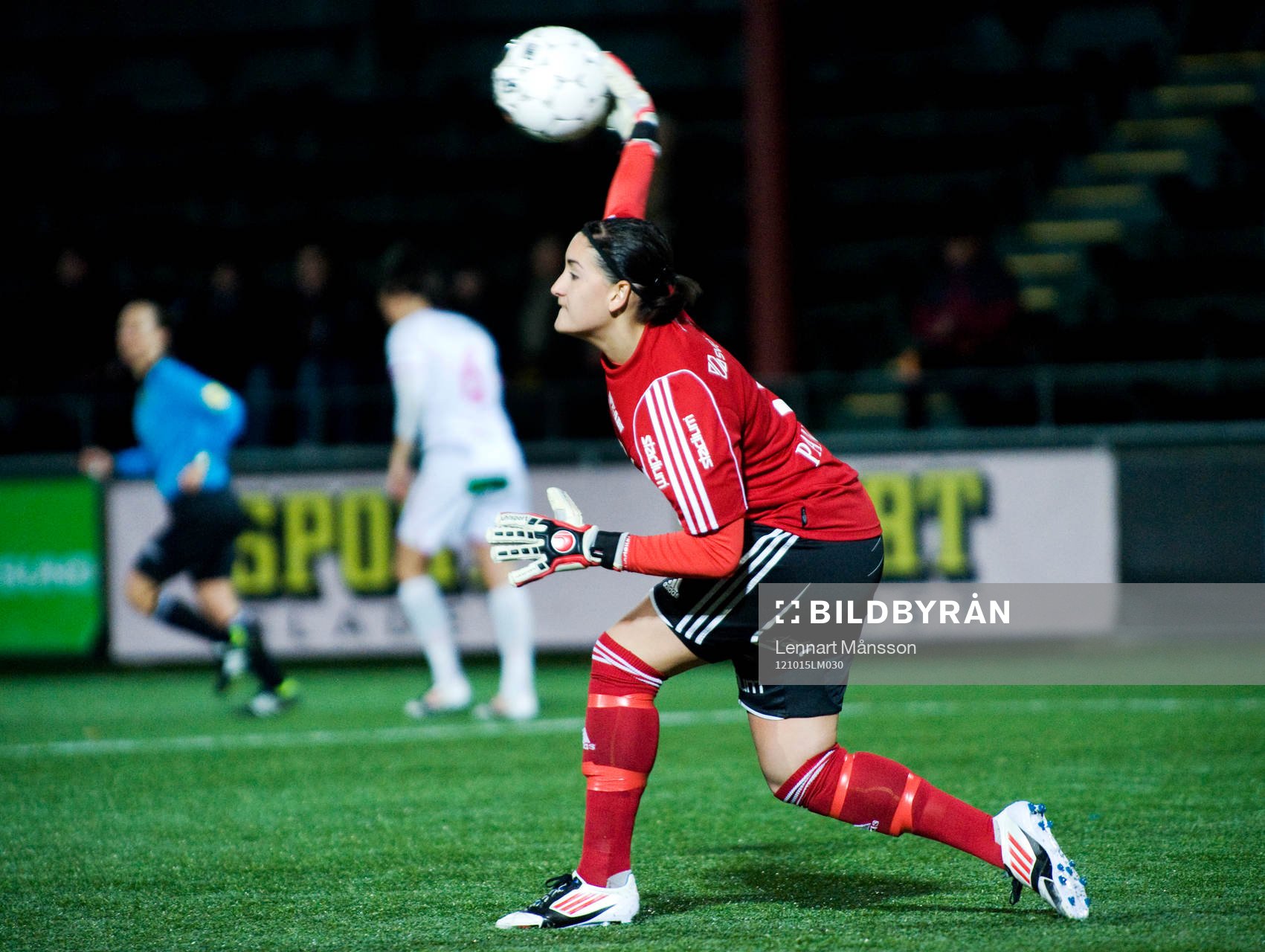 Susanne Nilsson, målvakt, AIK, inkast