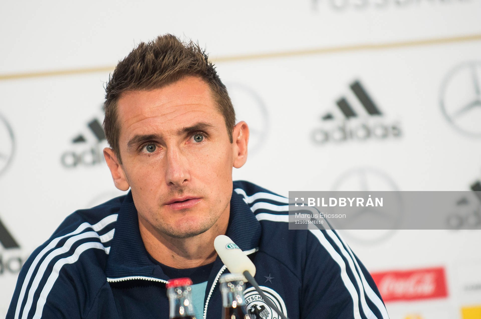Presskonferens med Miroslav Klose, Tyskland