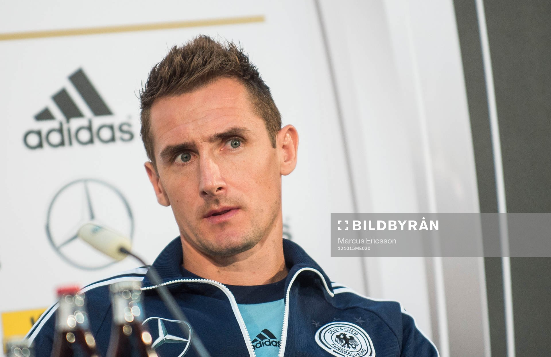 Presskonferens med Miroslav Klose, Tyskland