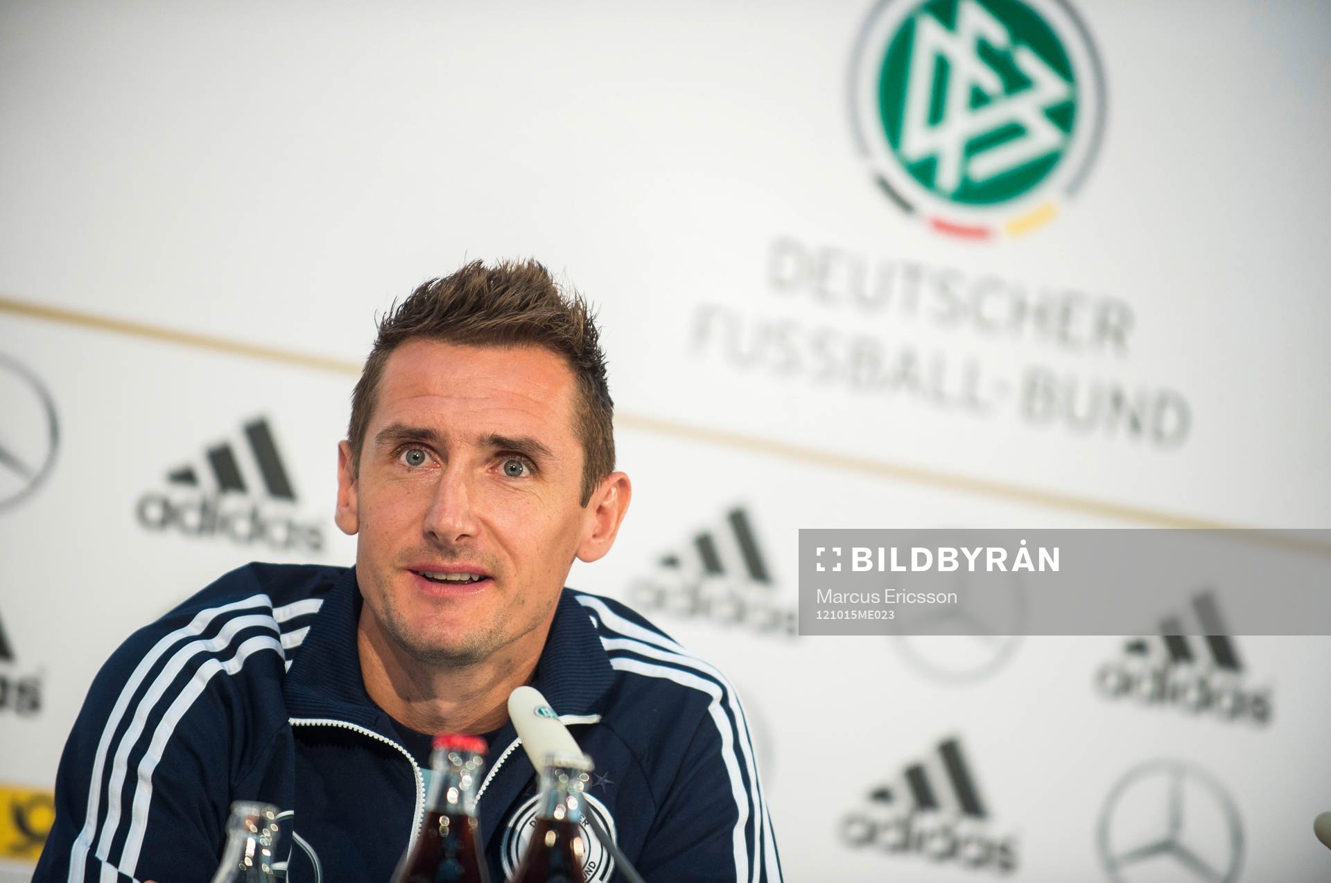 Presskonferens med Miroslav Klose, Tyskland