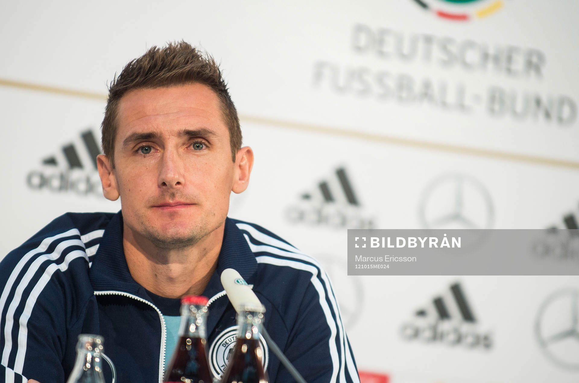 Presskonferens med Miroslav Klose, Tyskland
