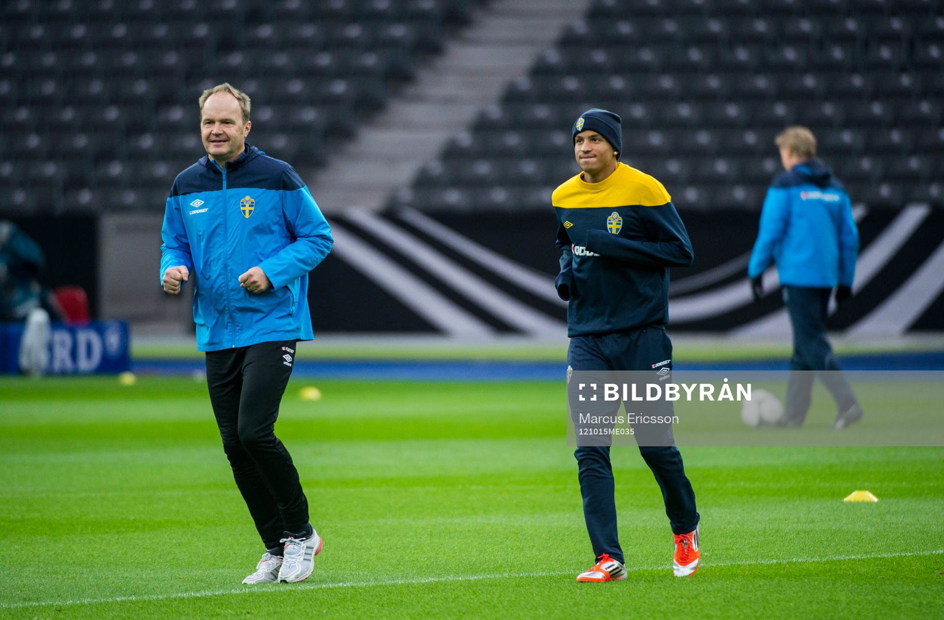 Martin Olsson tränade på egen hand