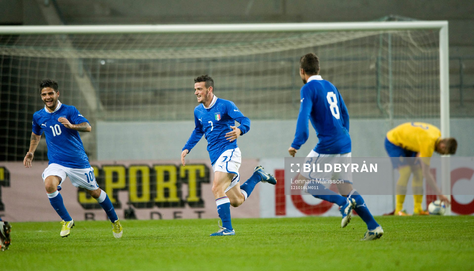 0-2 Alessandro Florenzi, Italien