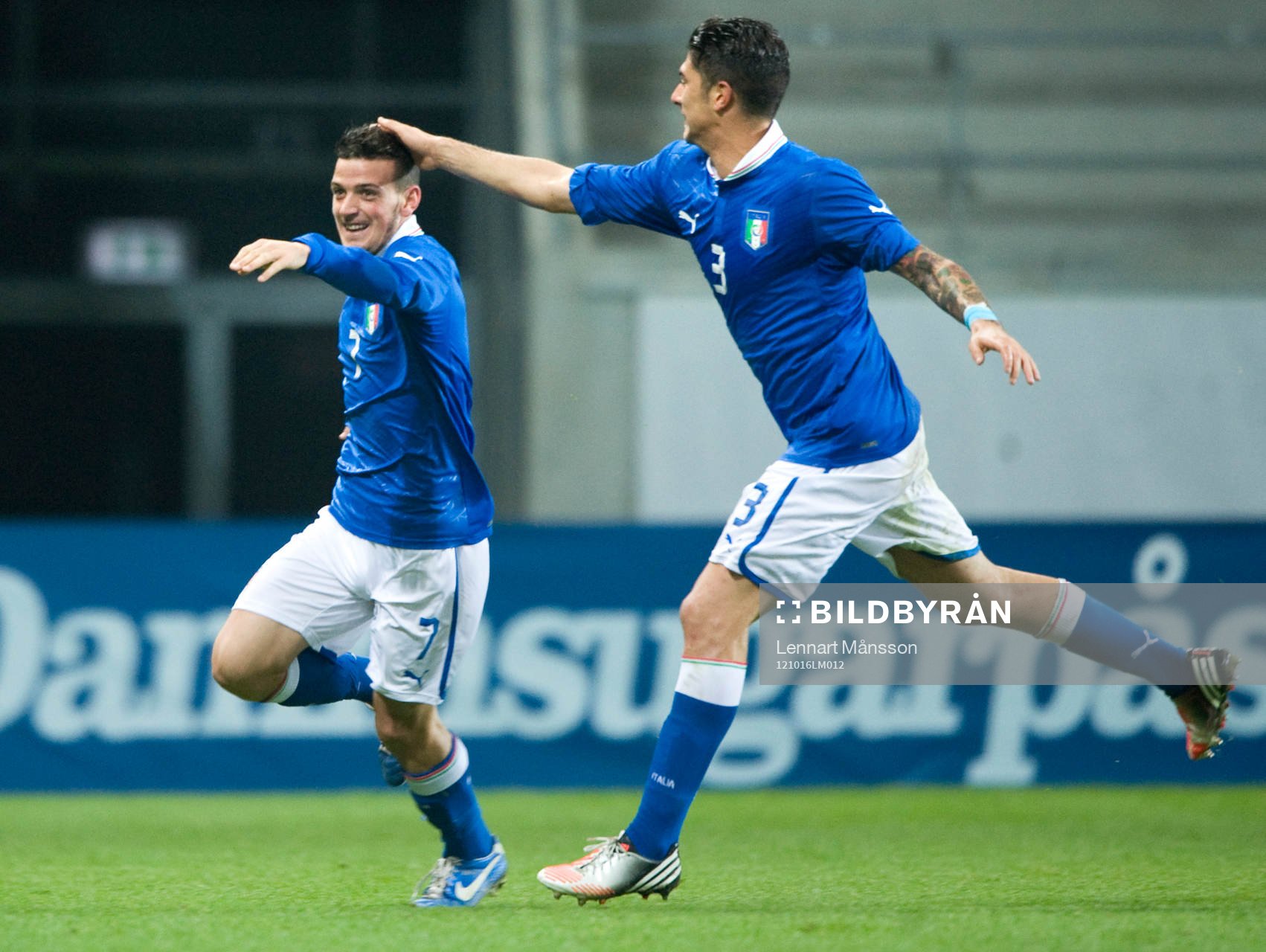 0-2 Alessandro Florenzi, Italien