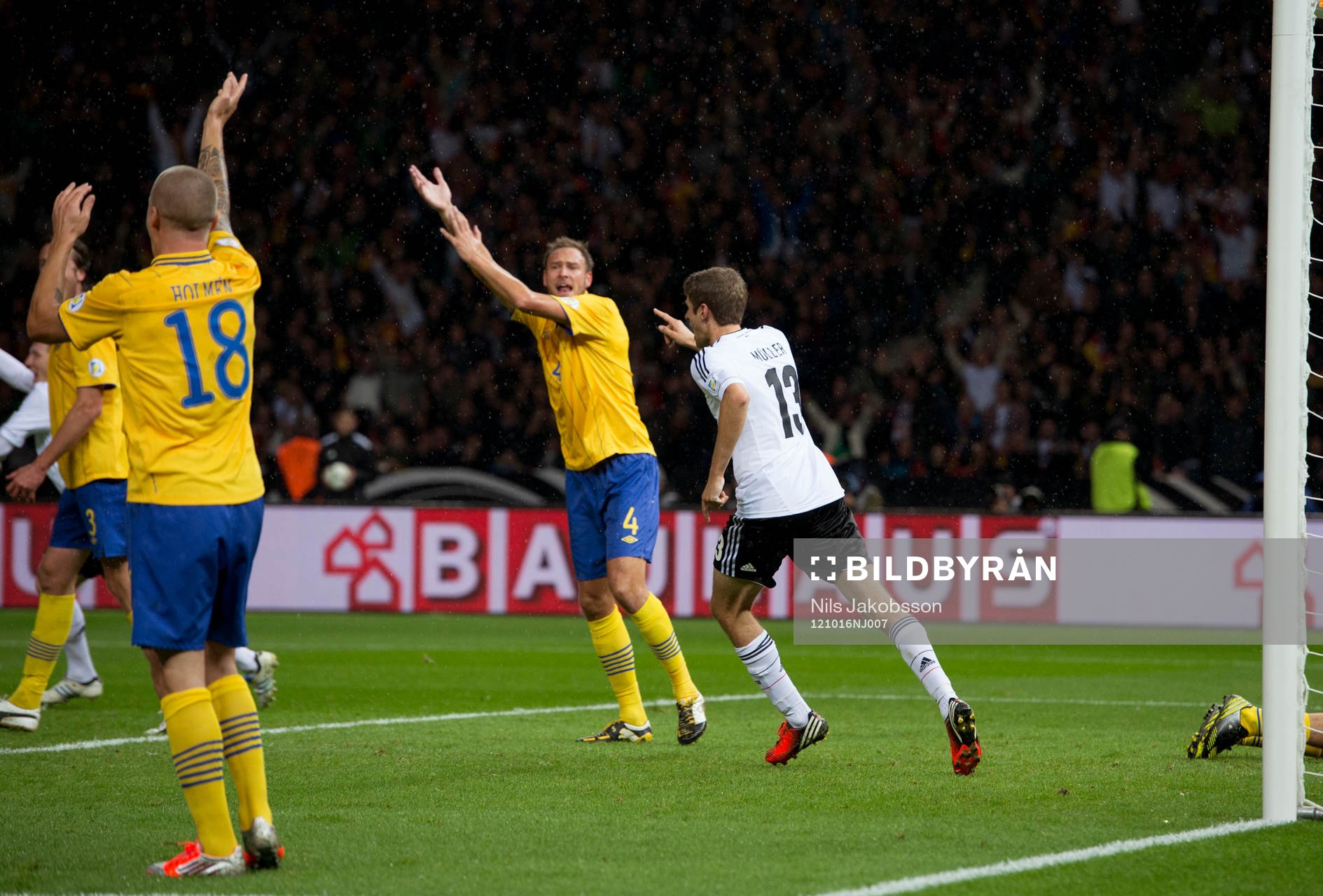  Thomas MUELLER, Tyskland, jublar.
