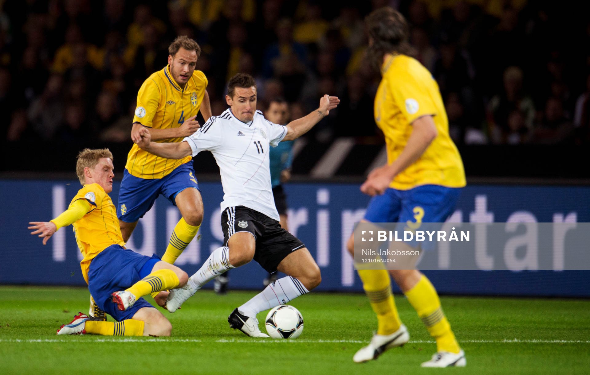 Rasmus Elm, Andreas Granqvist, Sverige, Miroslav KLOSE,