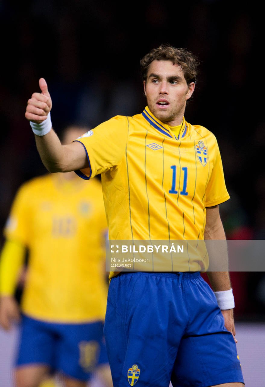 Johan Elmander, Sverige ger tummen upp