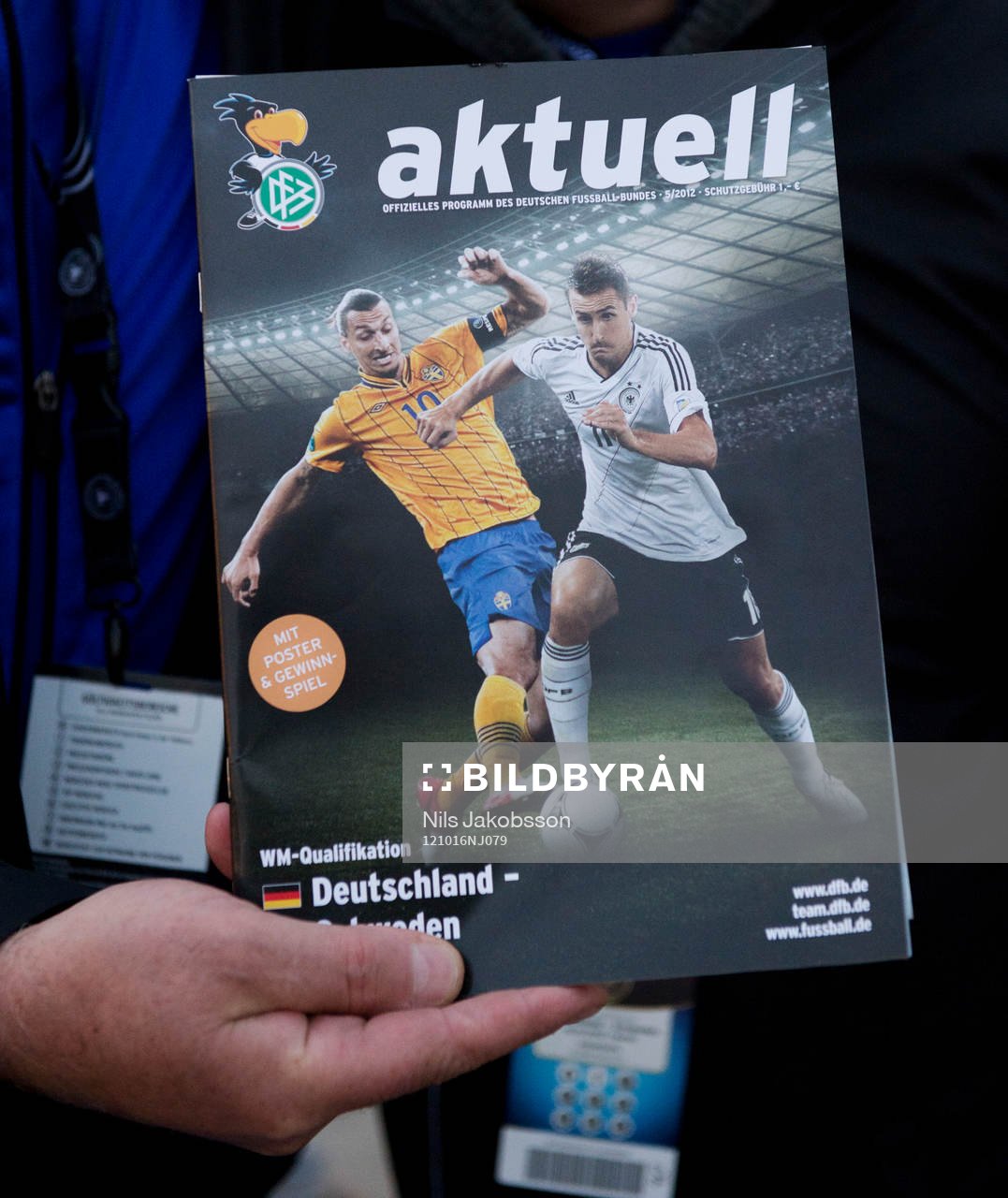 officiellt matchprogram från matchen