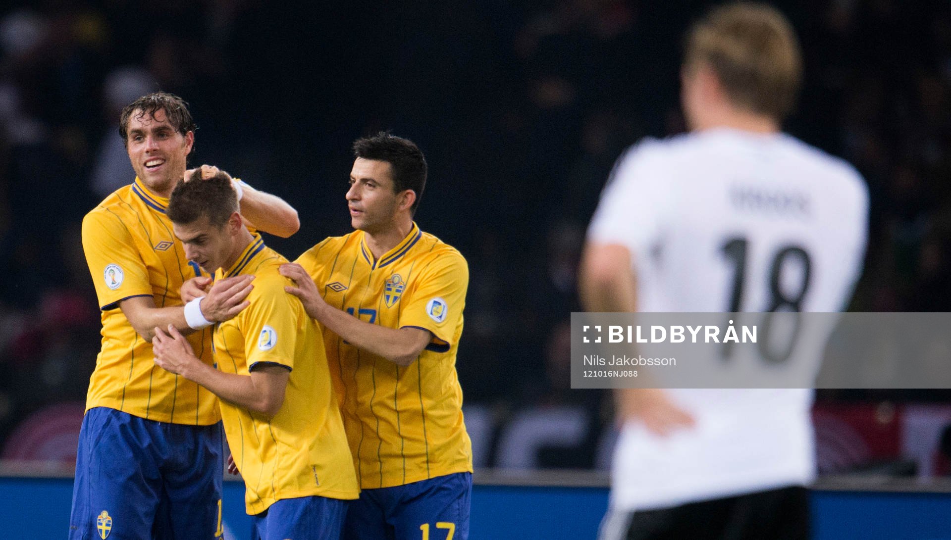 Johan Elmander, Alexander Kacaniklic, Behrang Safari,