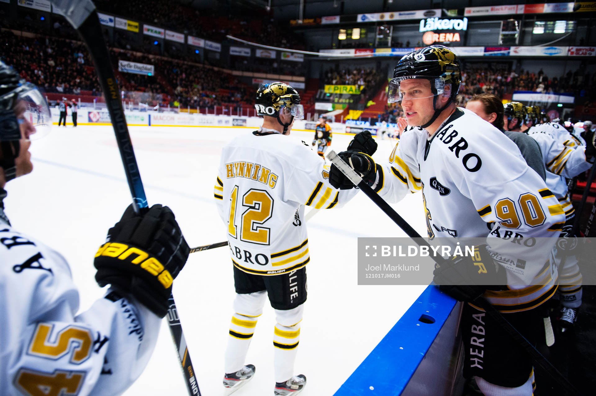 Oscar Steen, Fredrik Hynning och Christopher Aspeqvist, AIK