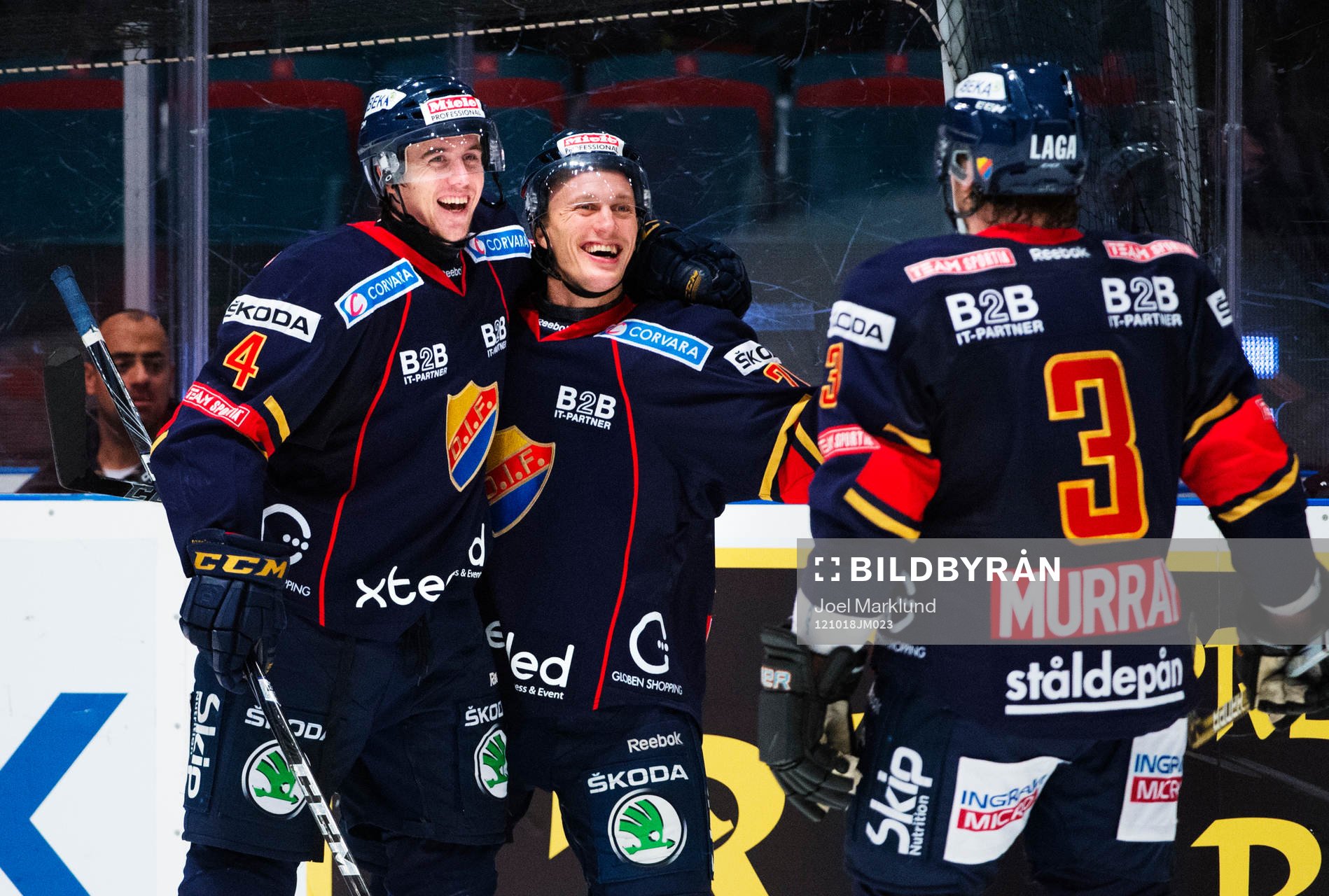 Elias Granath, Christian Eklund och Douglas Murray,