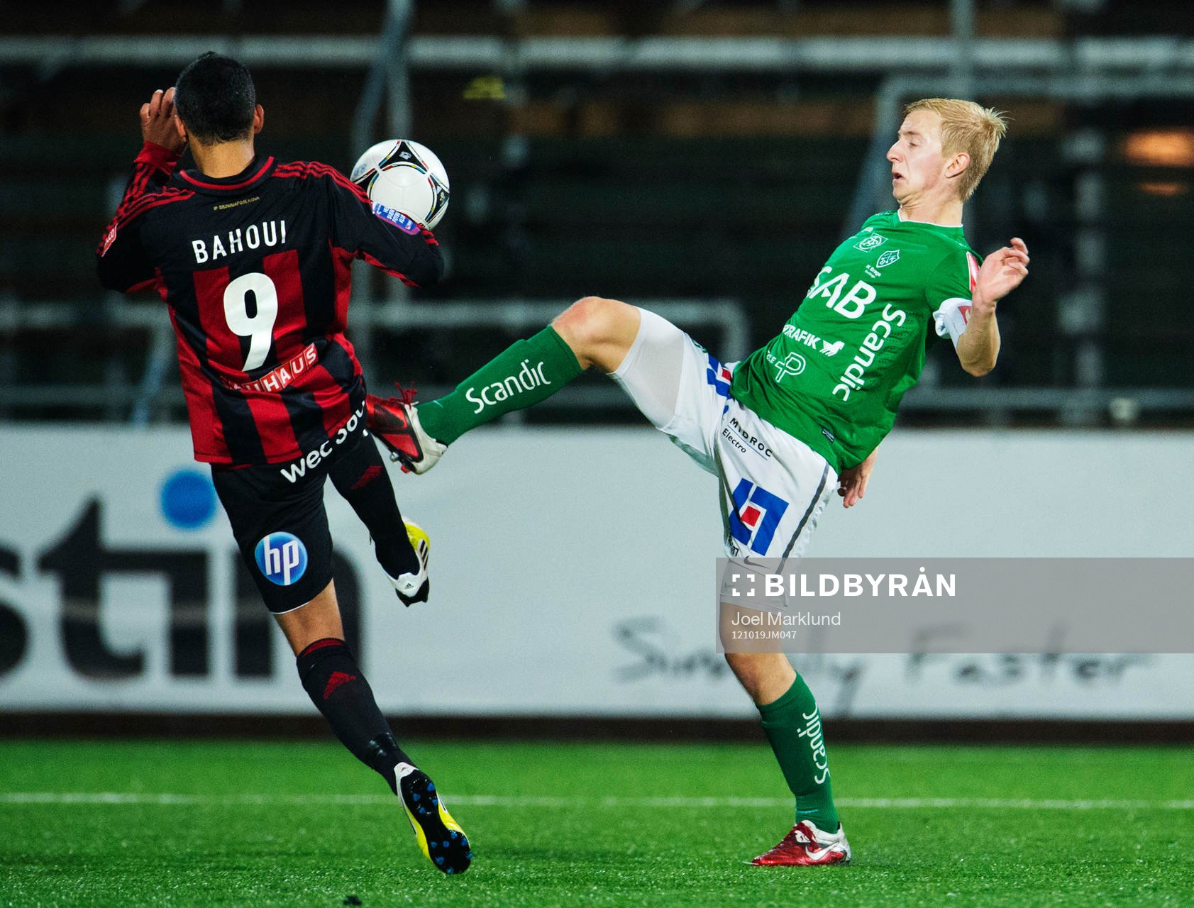 Nabil Bahoui, Brommapojkarna, och Martin Rosell, Brage, i