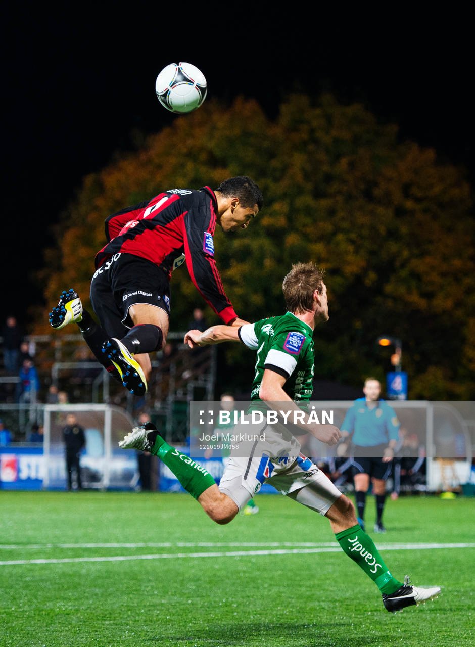 Nabil Bahoui, Brommapojkarna, nickar bollen. Jon Åslund,