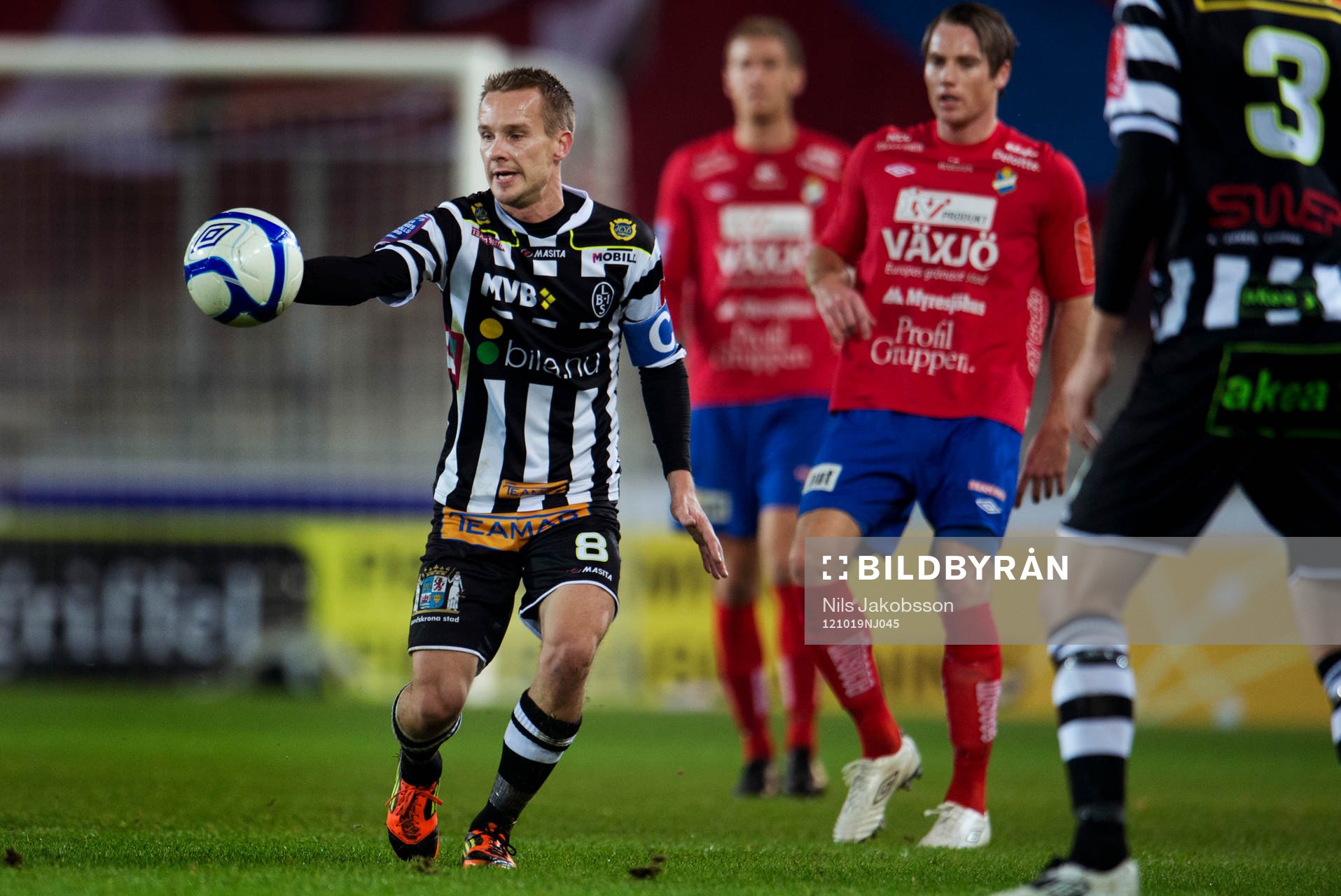 Fredrik Svanbäck, Landskrona tar med handen