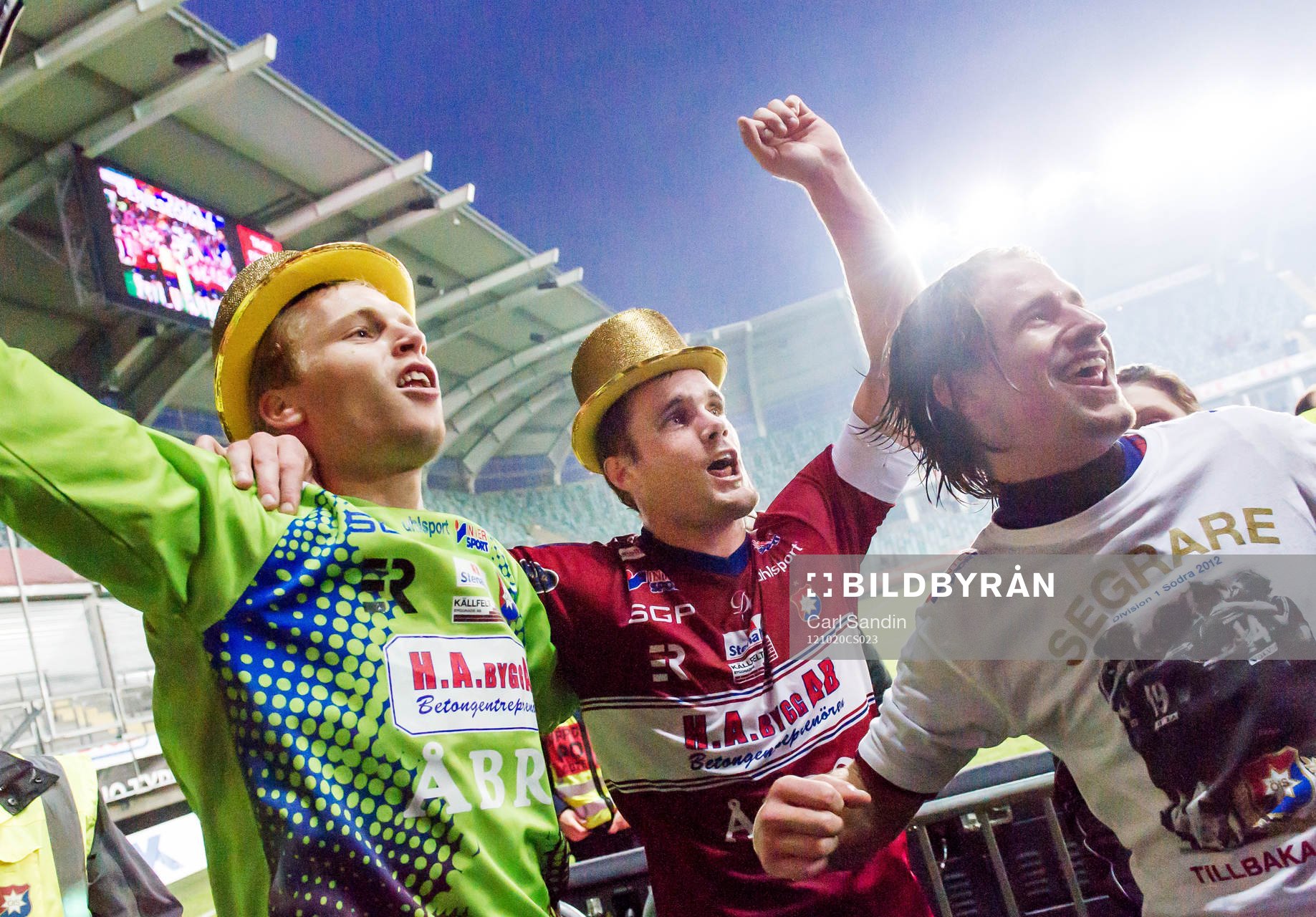 Peter Abrahamsson, målvakt och David Leinar, Örgryte,