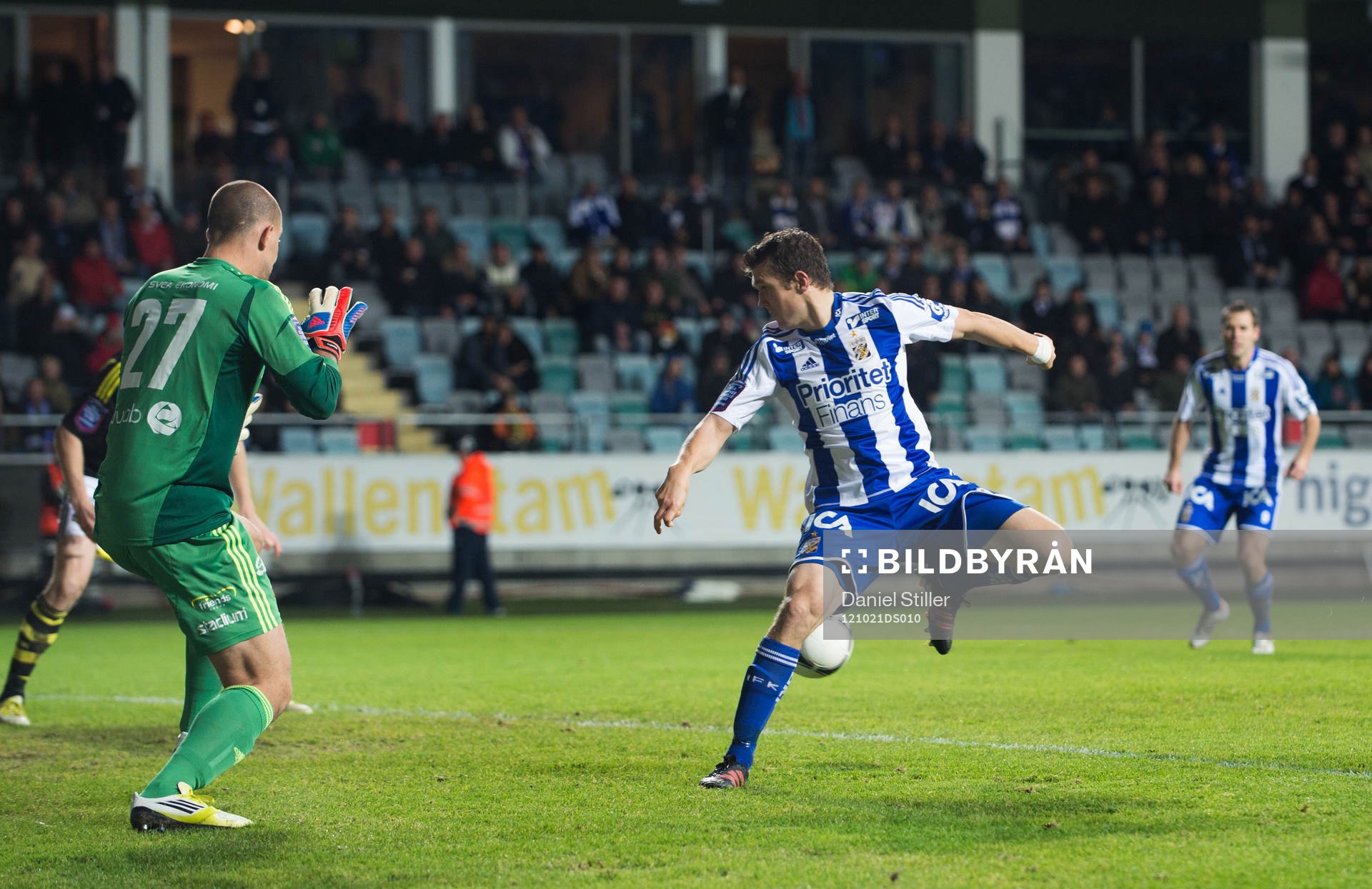 Hannes Stiller, IFK Göteborg, missar en målchans