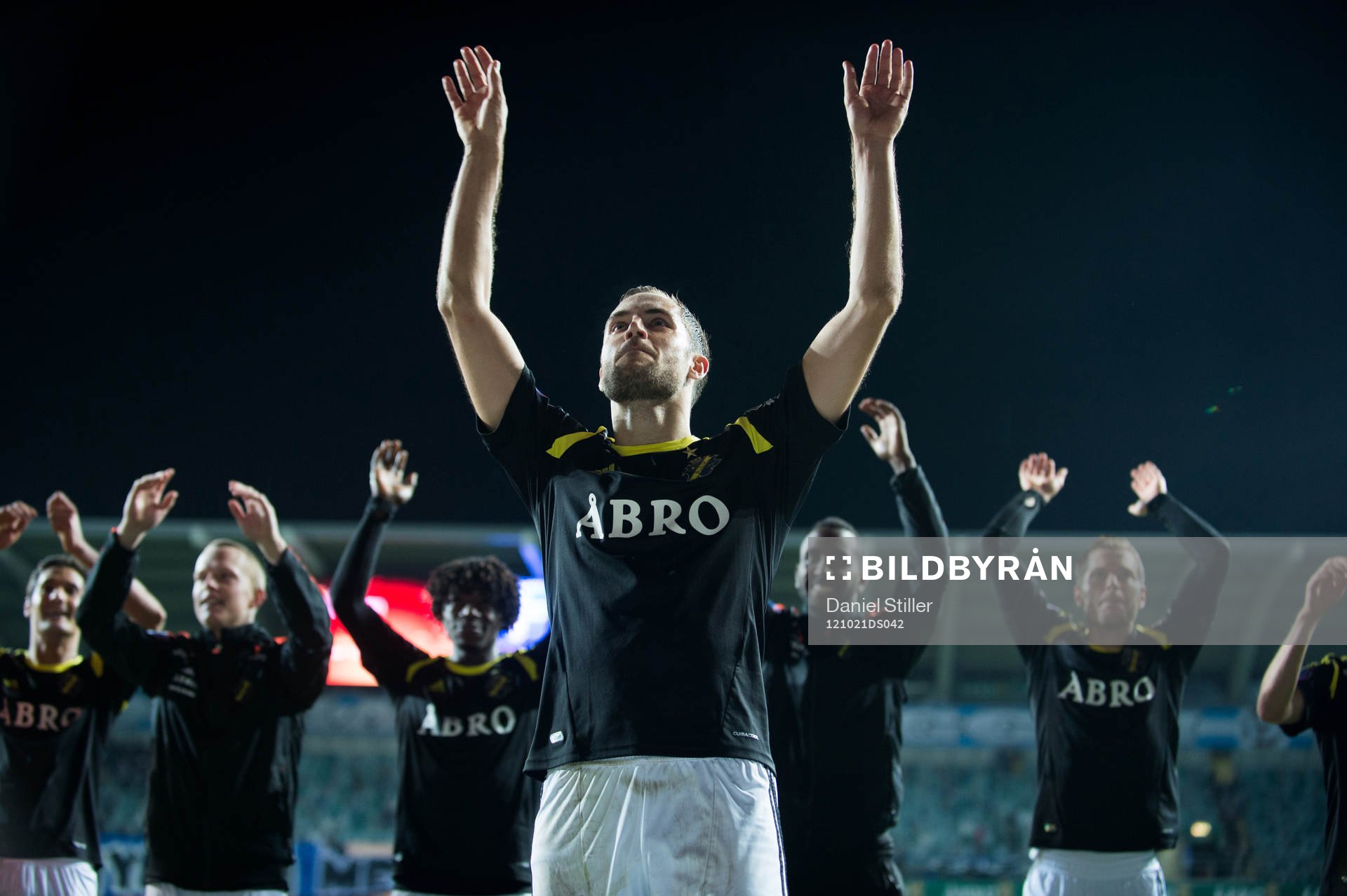 Nicklas Backman, AIK, tackar publiken