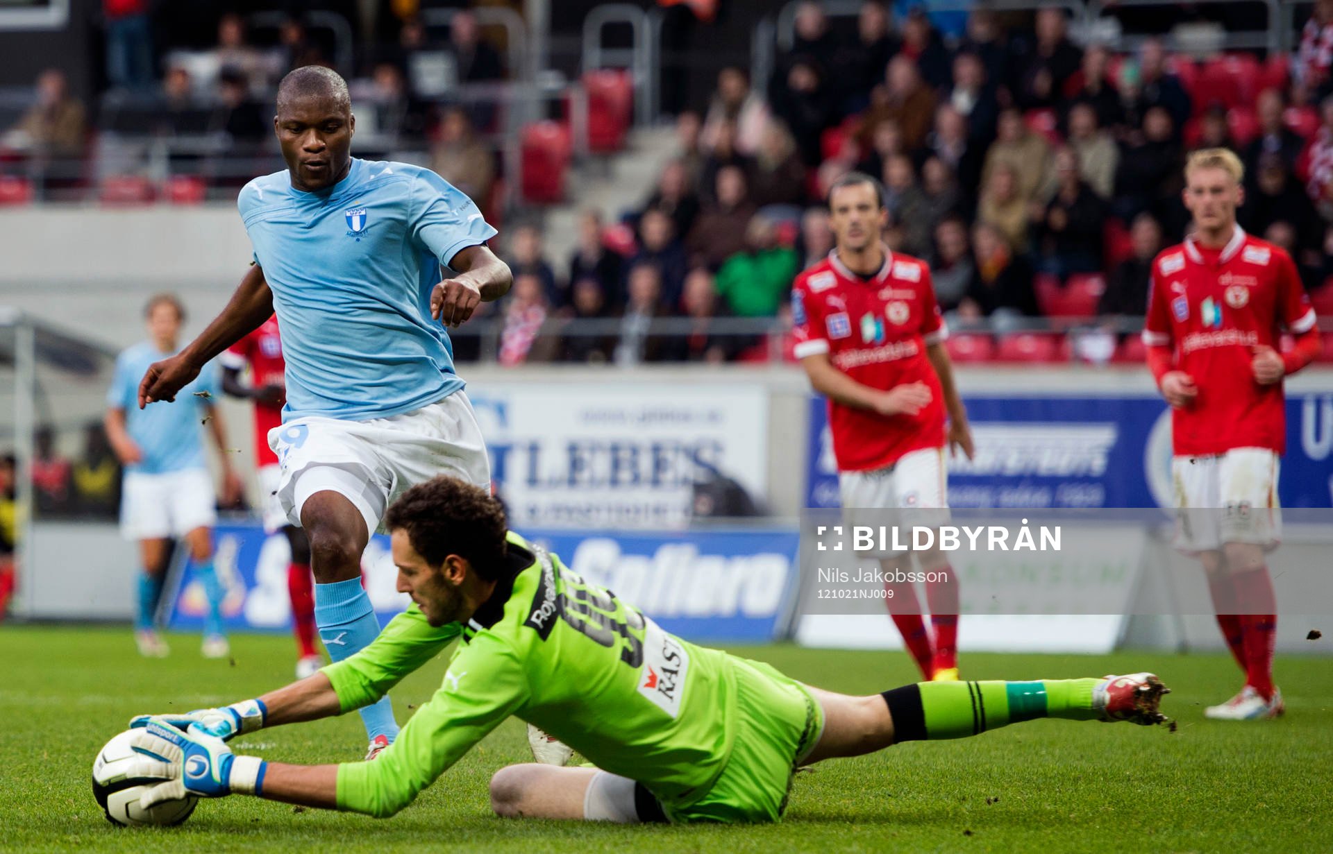 Tokelo Rantie, Malmö FF, Etrit Berisha, målvakt, Kalmar