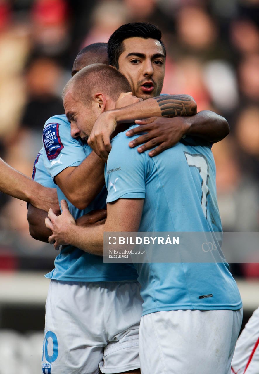 Daniel Larsson, Jiloan Hamad, Malmö FF jublar
