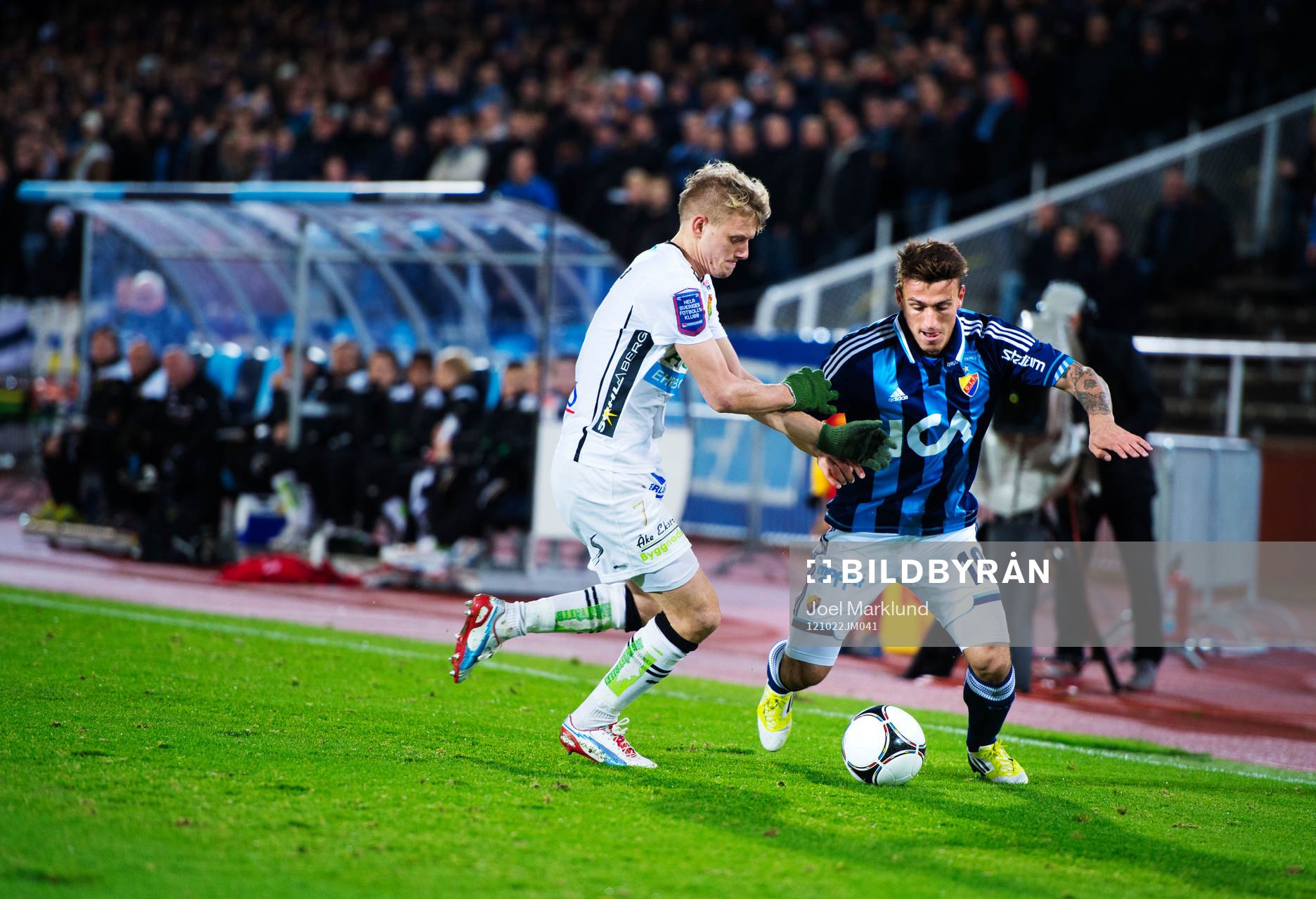 Jakob Olsson, GAIS, och Erton Fejzullahu, Djurgården